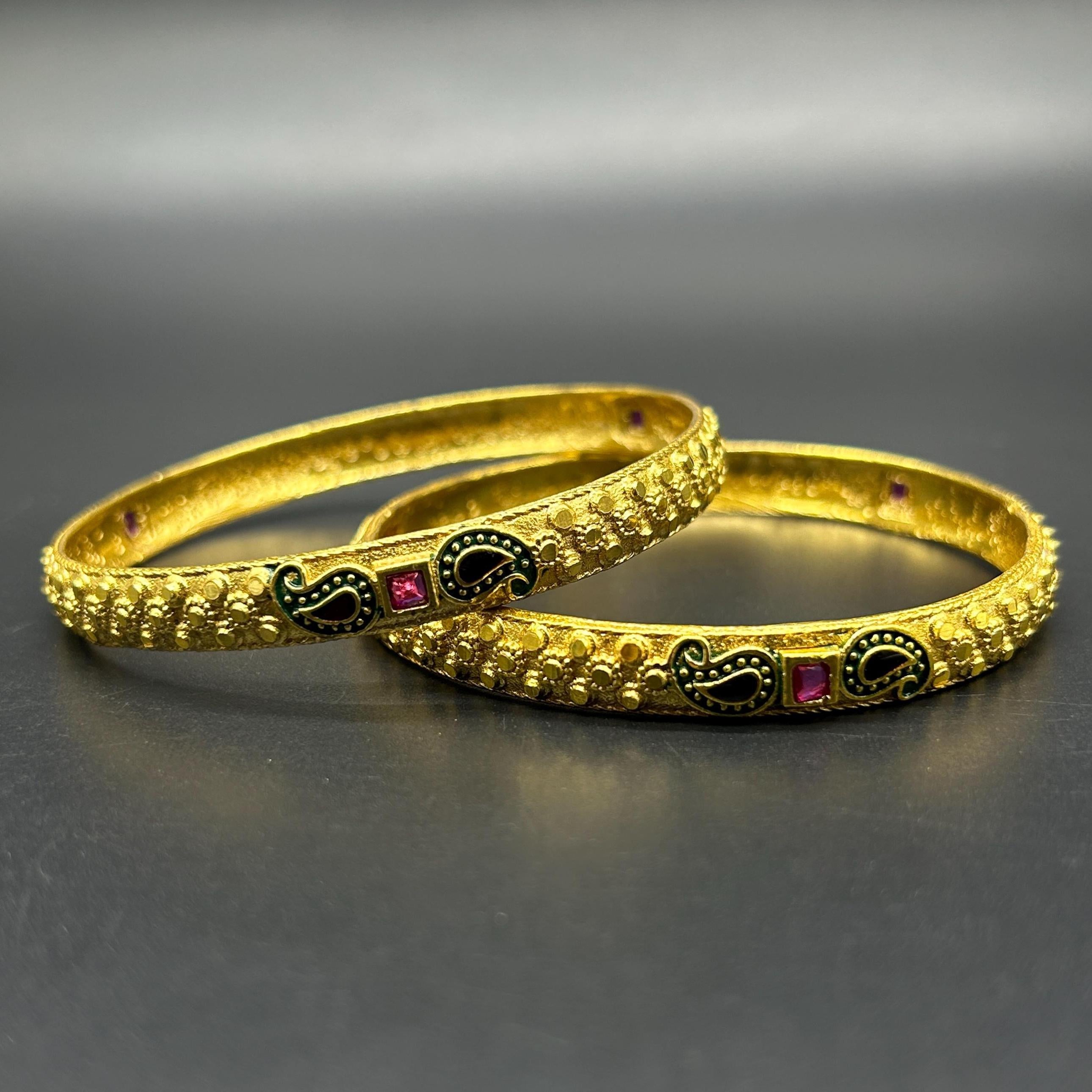 Matte finish Bangles/ Designer Bangles / Indian Fashion Jewelry/ Bangles/ Matte Finish/ Delicate Bangles