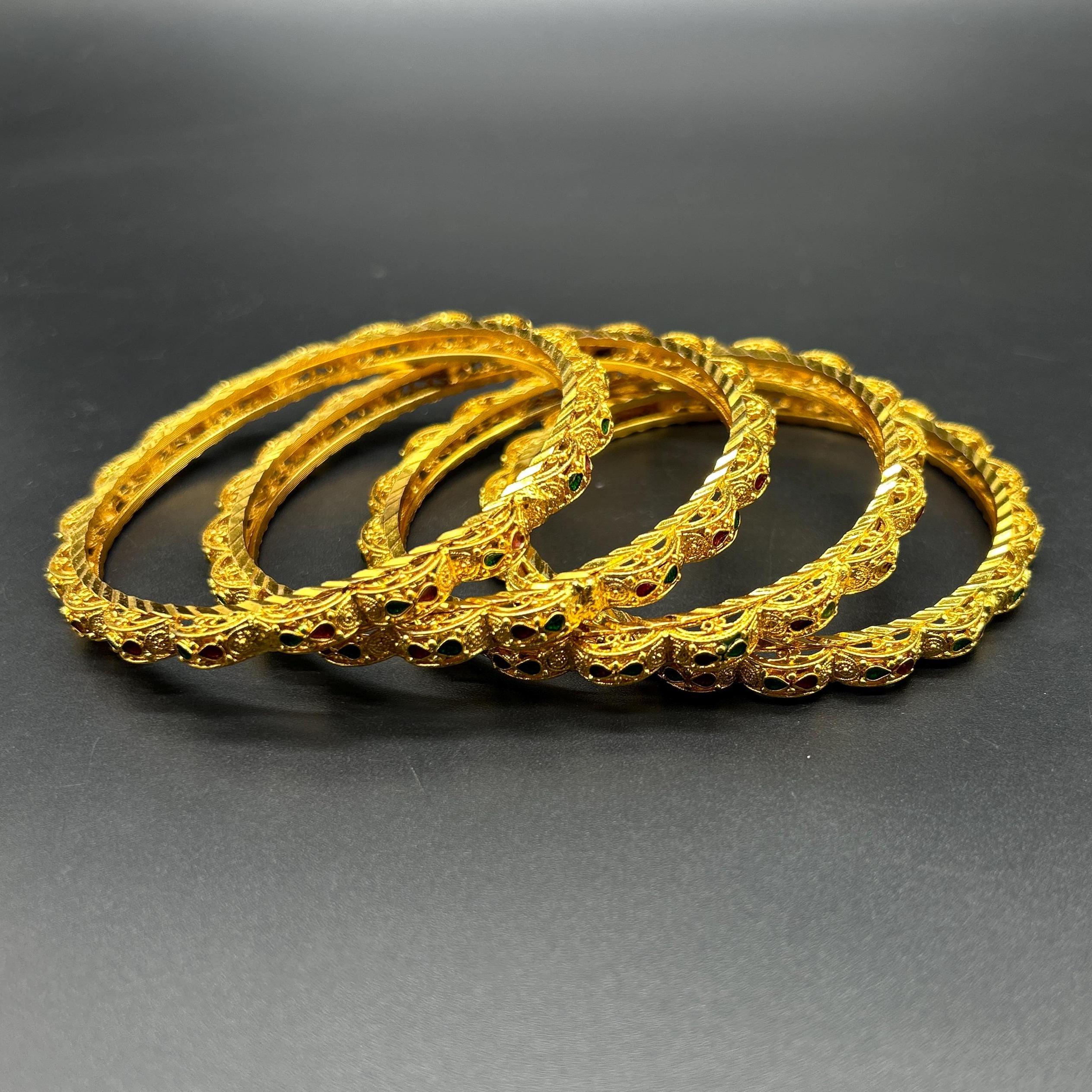 Matte finish Bangles/ Designer Bangles / Indian Fashion Jewelry/ Bangles/ Matte Finish/ Delicate Bangles