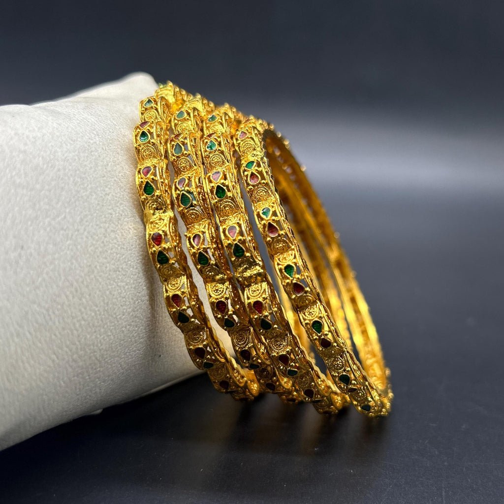Matte finish Bangles/ Designer Bangles / Indian Fashion Jewelry/ Bangles/ Matte Finish/ Delicate Bangles