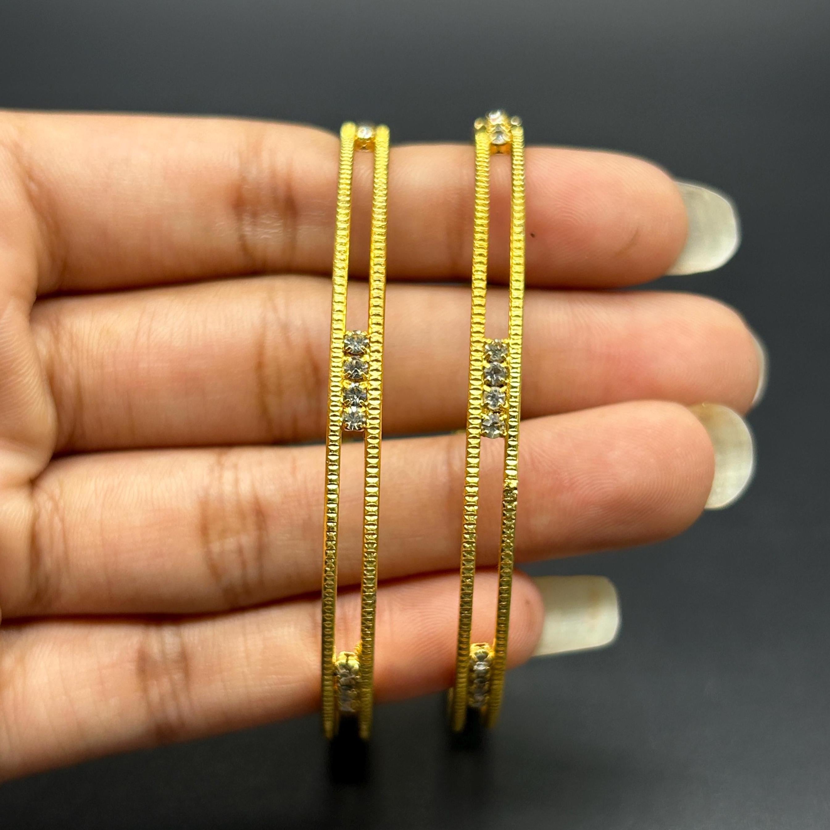 Matte finish Bangles/ Designer Bangles / Indian Fashion Jewelry/ Bangles/ Matte Finish/ Delicate Bangles