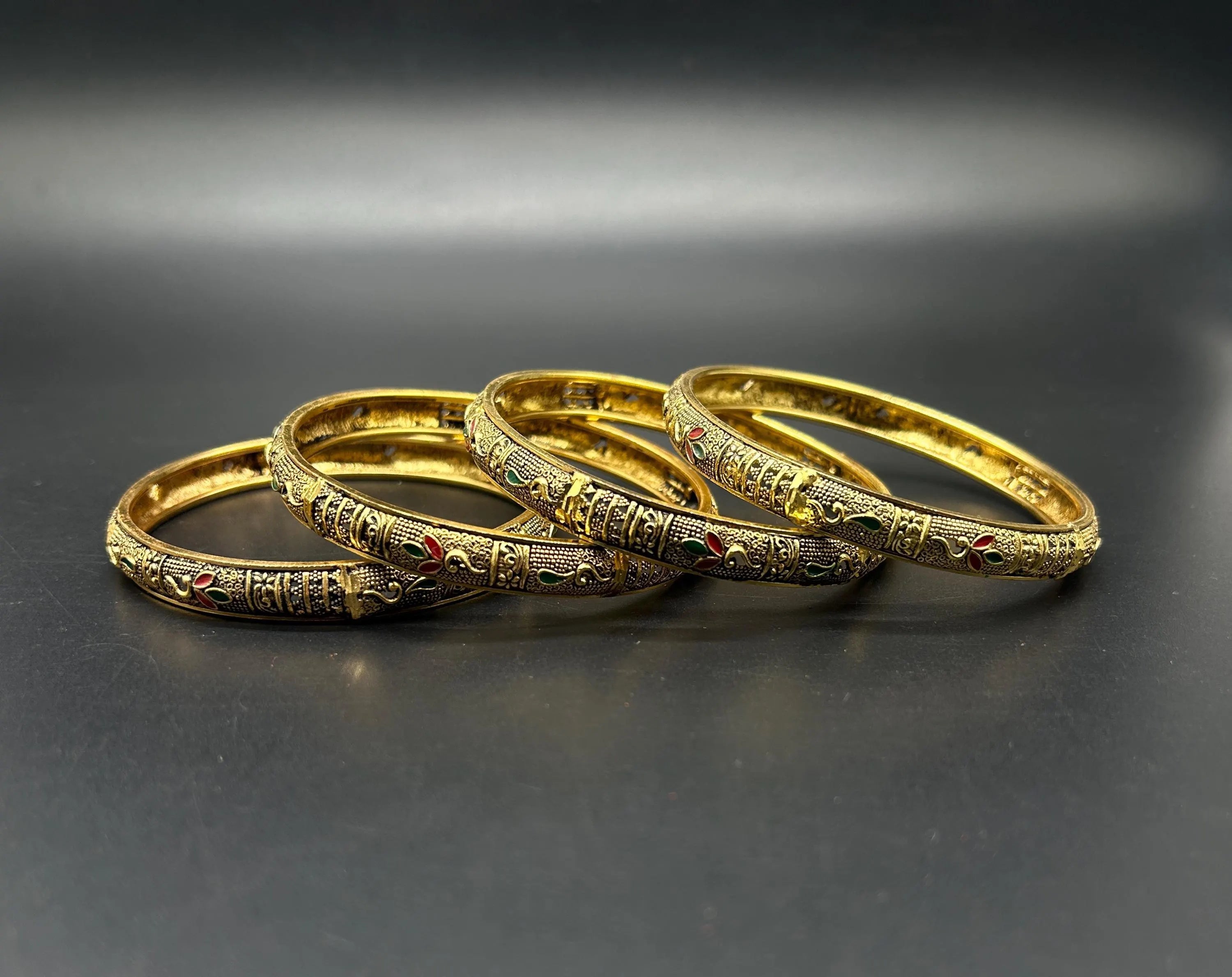 Matte finish Bangles/ Designer Bangles / Indian Fashion Jewelry/ Bangles/ Matte Finish/ Delicate Bangles