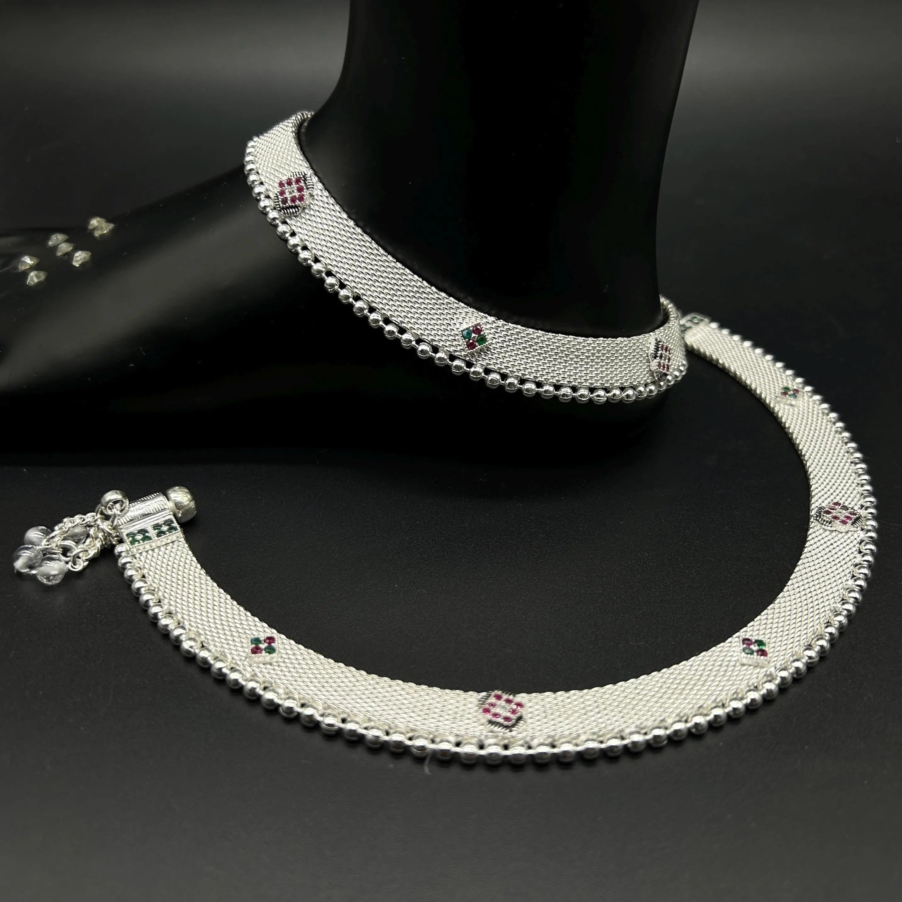 925 Sterling Silver Anklet / Silver Payal / Silver Anklet / Silver Bride Anklet / Silver Payal / Silver Designer Payal