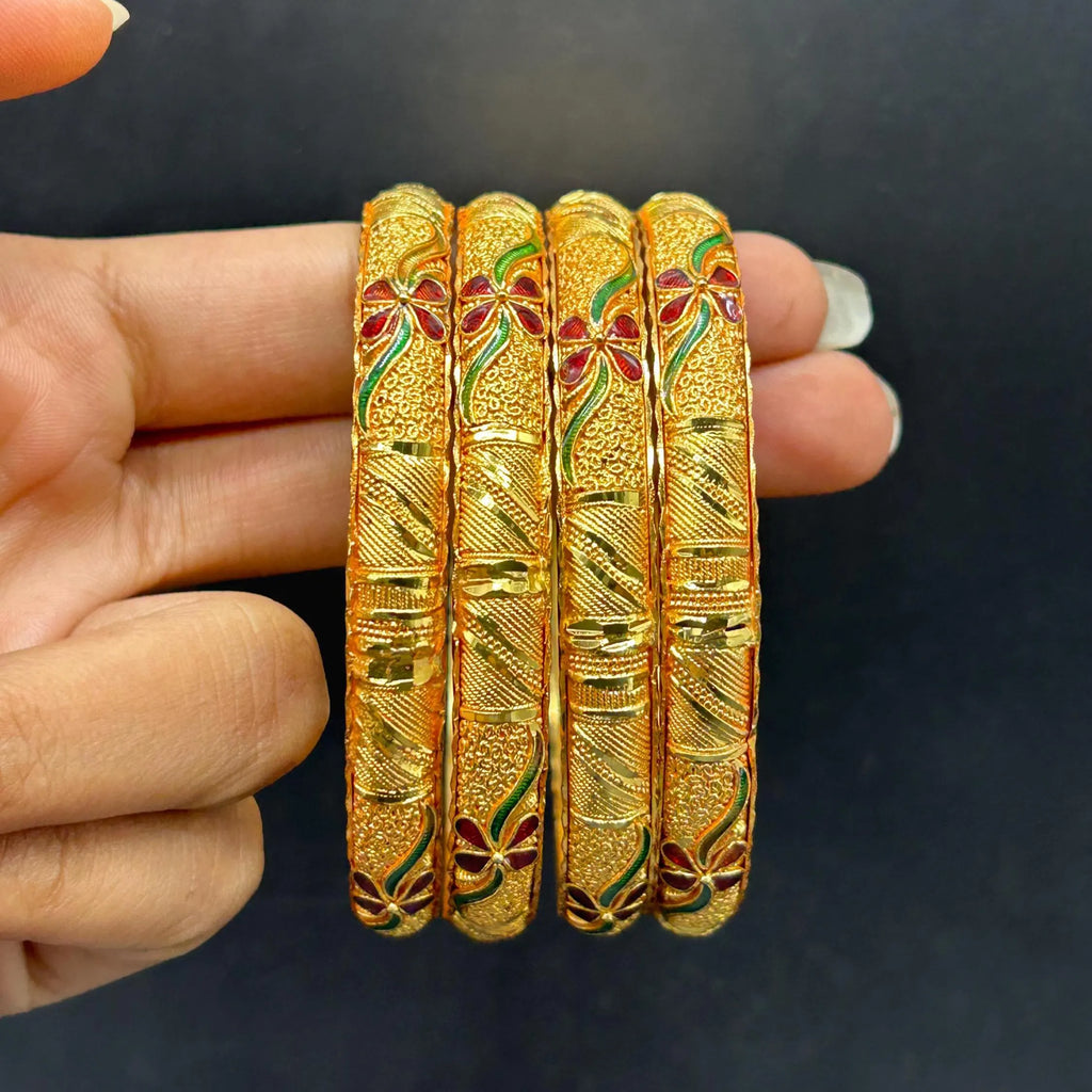 Matte finish Bangles/ Designer Bangles / Indian Fashion Jewelry/ Bangles/ Matte Finish/ Delicate Bangles
