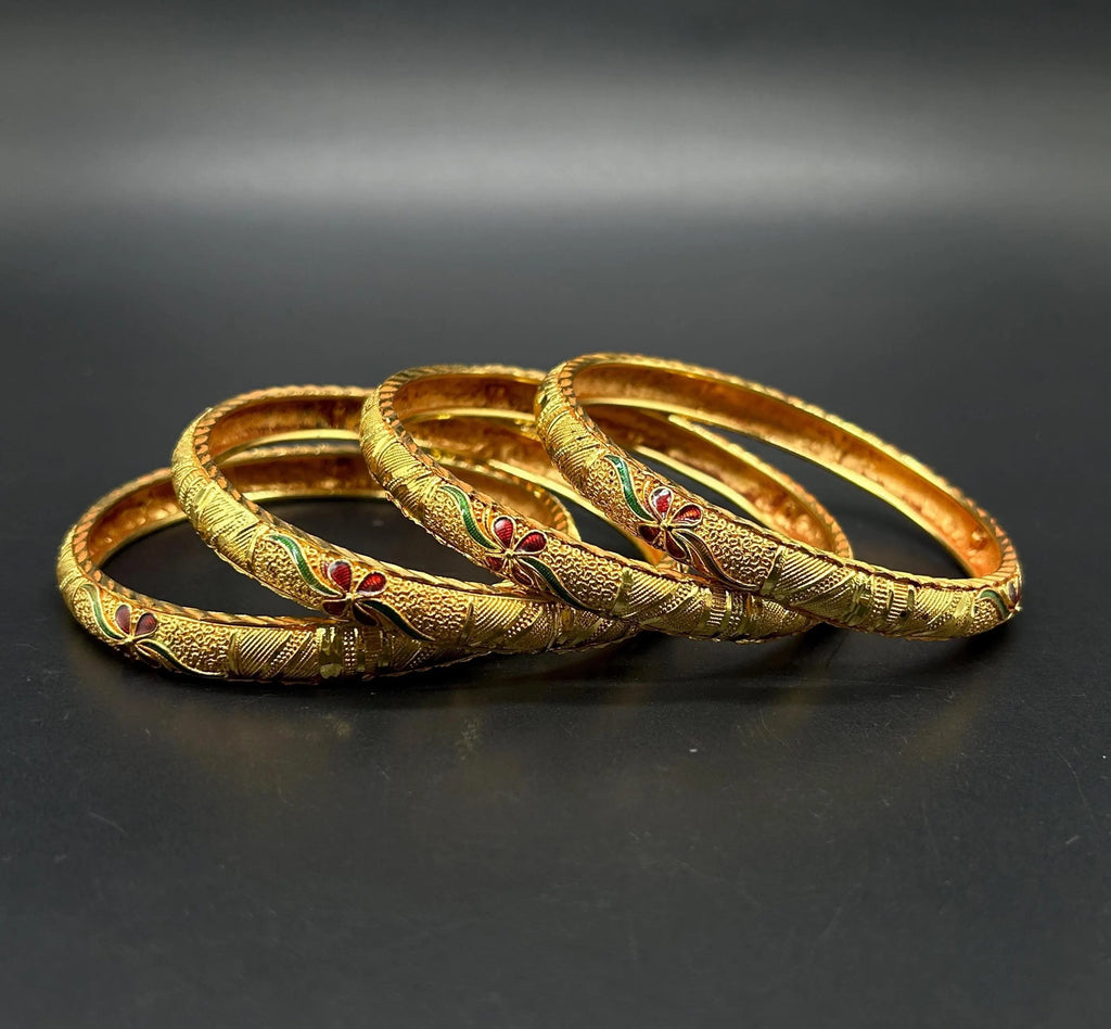 Matte finish Bangles/ Designer Bangles / Indian Fashion Jewelry/ Bangles/ Matte Finish/ Delicate Bangles