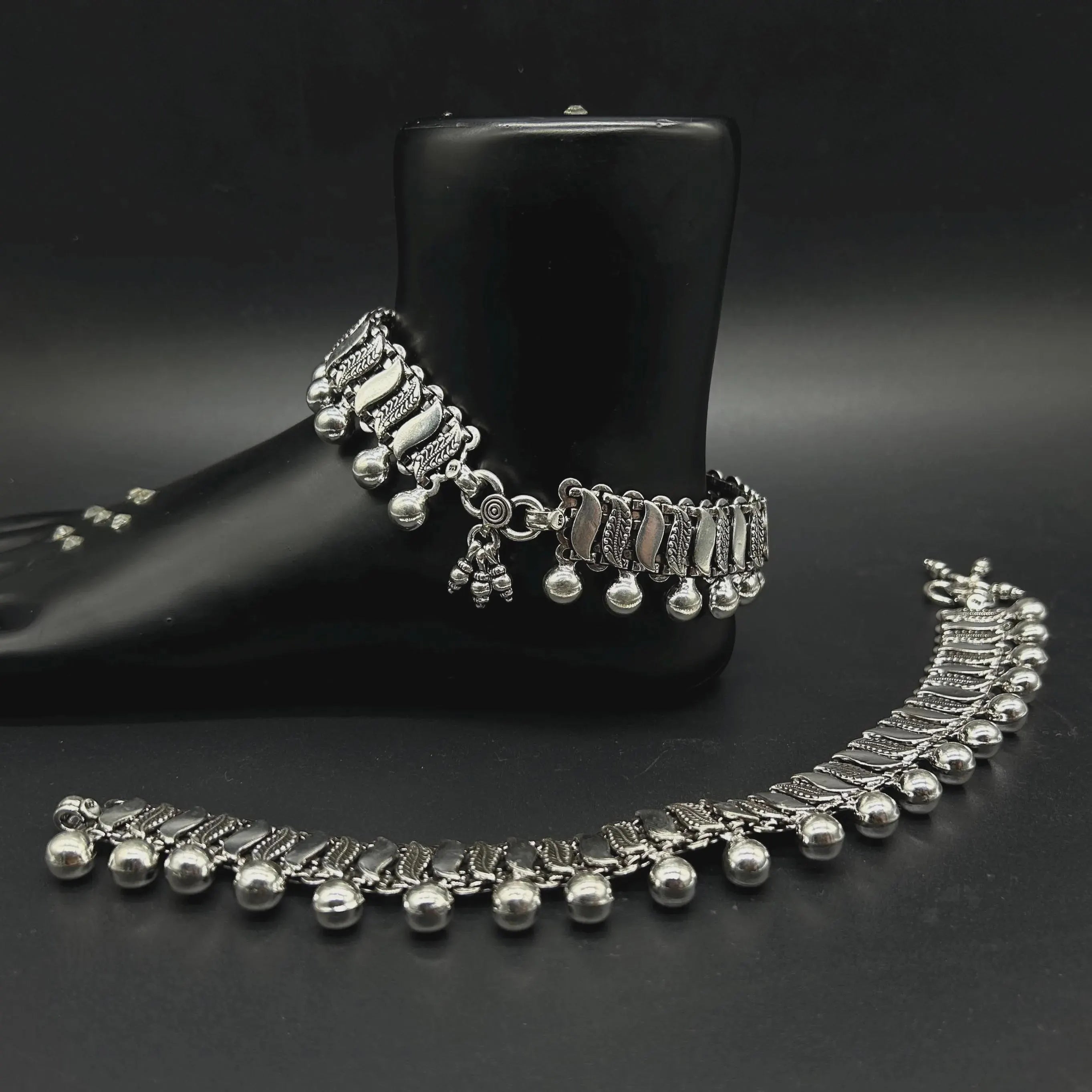 925 Sterling Silver Anklet / Silver Payal / Silver Anklet / Silver Bride Anklet / Silver Payal / Silver Designer Payal