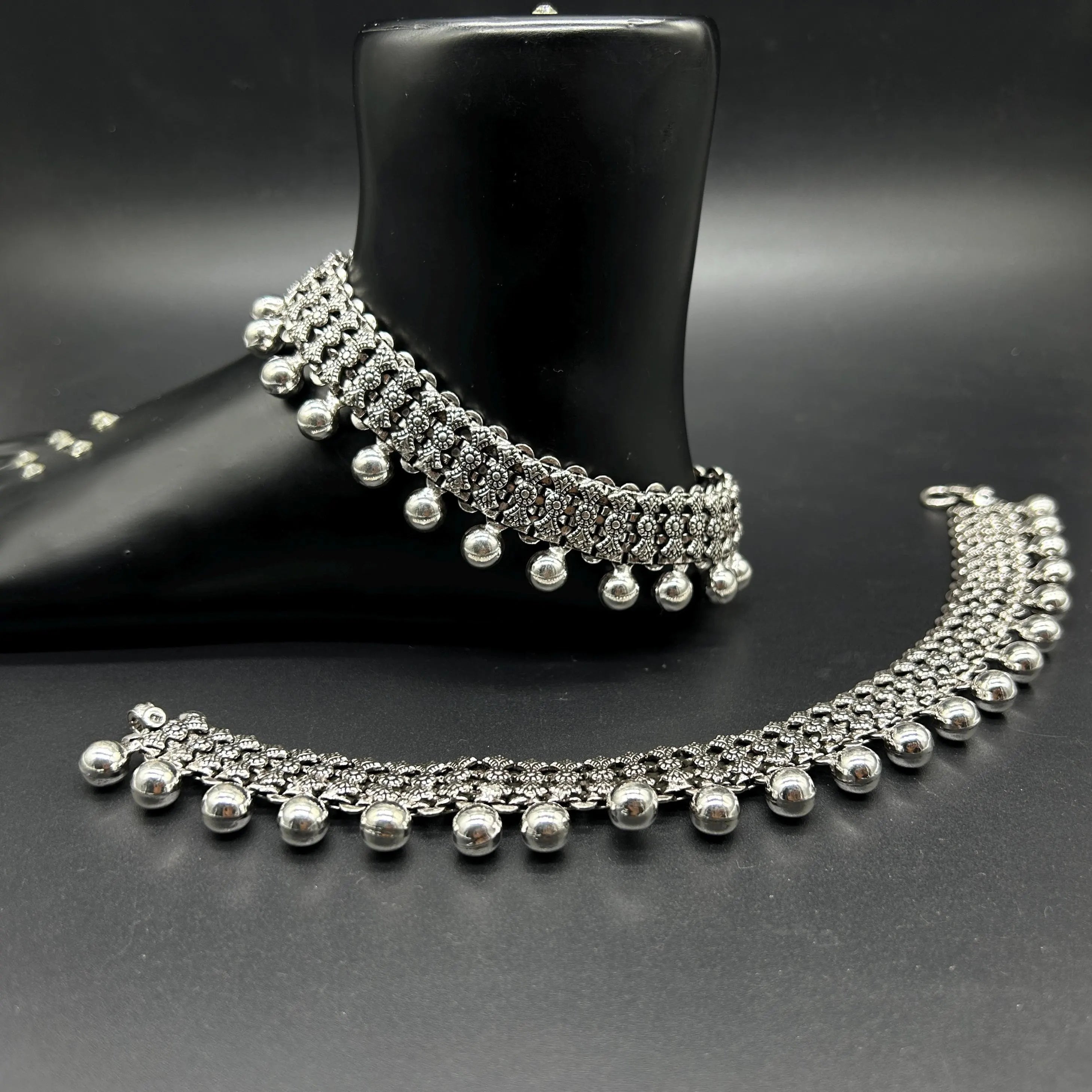 925 Sterling Silver Anklet / Silver Payal / Silver Anklet / Silver Bride Anklet / Silver Payal / Silver Designer Payal
