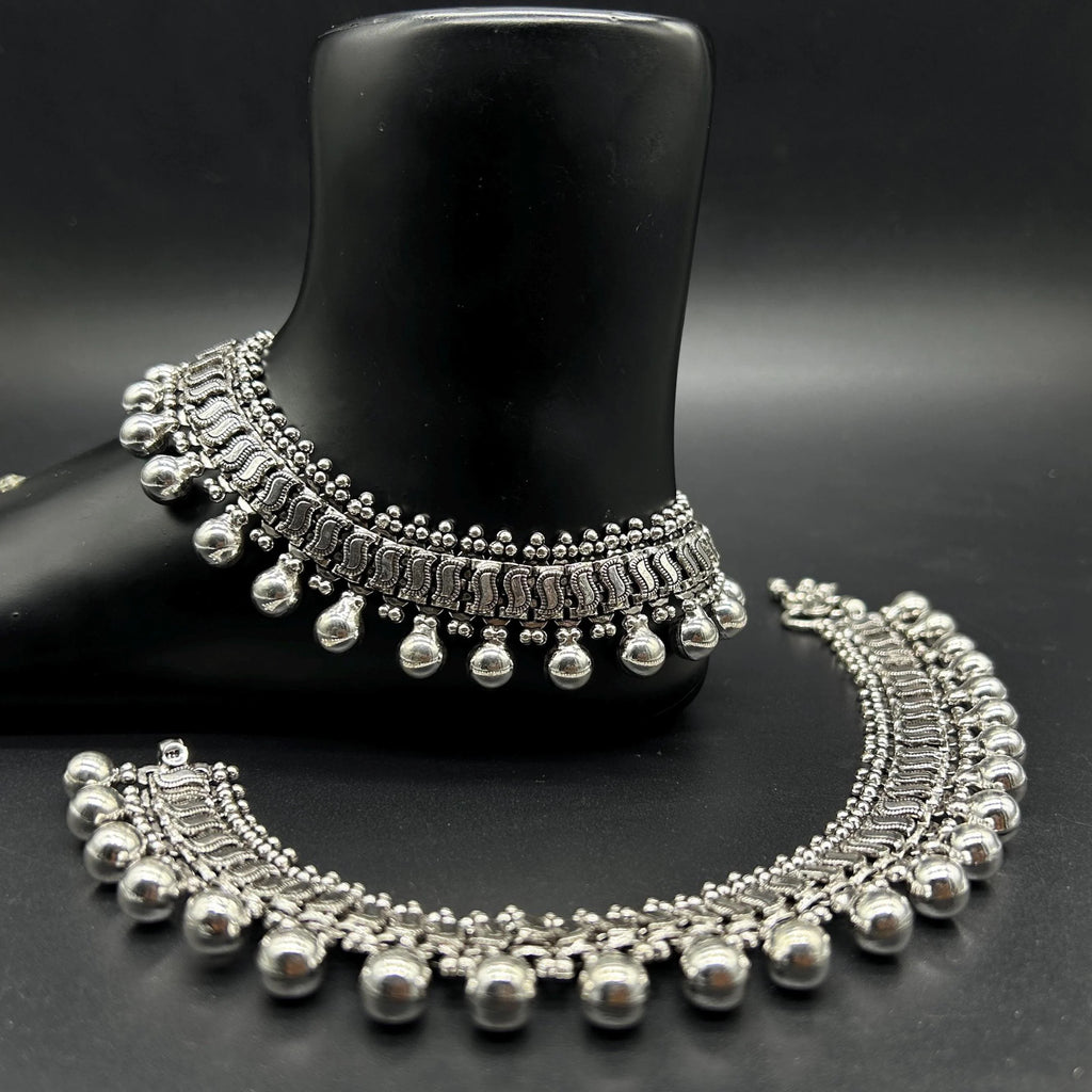 925 Sterling Silver Anklet / Silver Payal / Silver Anklet / Silver Bride Anklet / Silver Payal / Silver Designer Payal