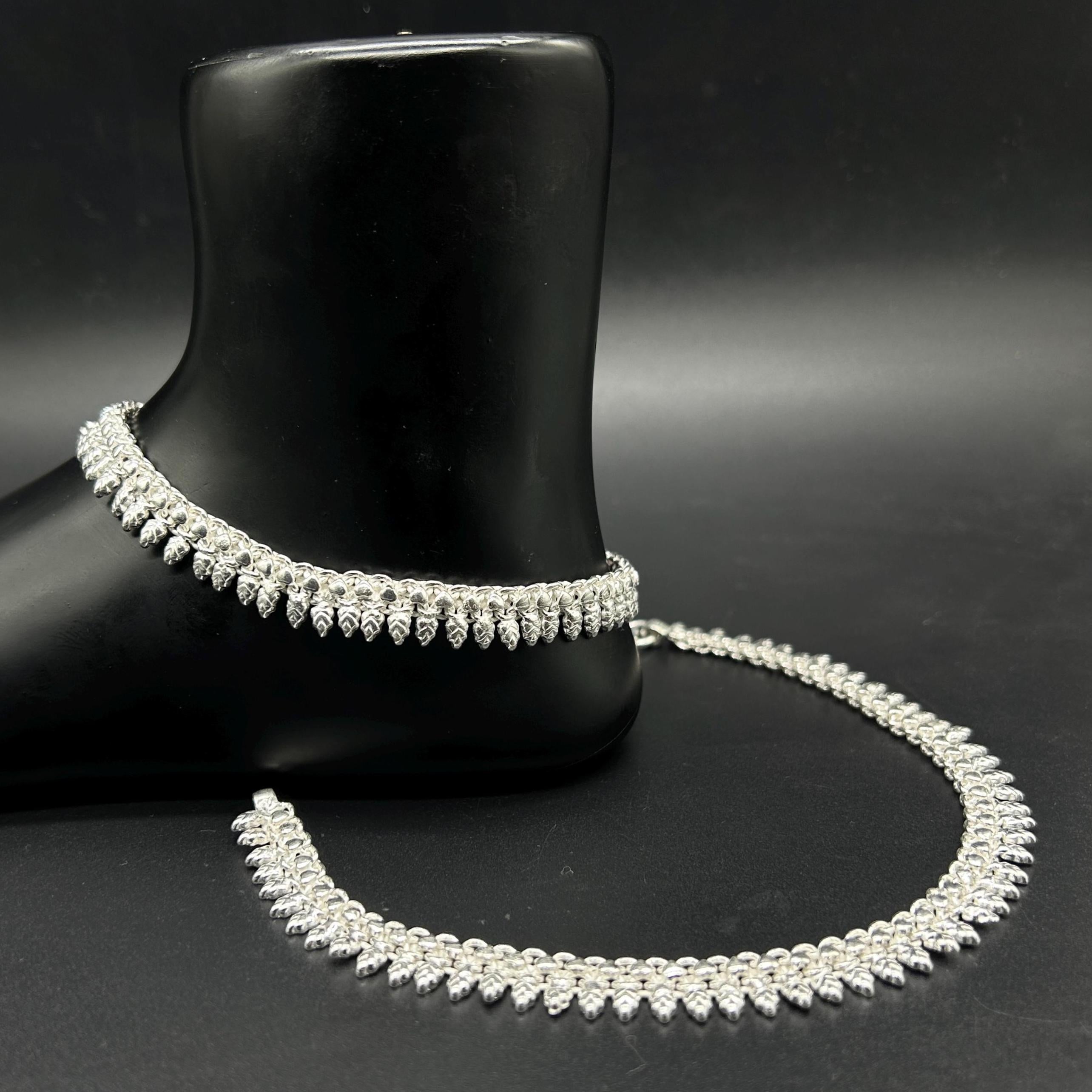 925 Sterling Silver Anklet / Silver Payal / Silver Anklet / Silver Bride Anklet / Silver Payal / Silver Designer Payal