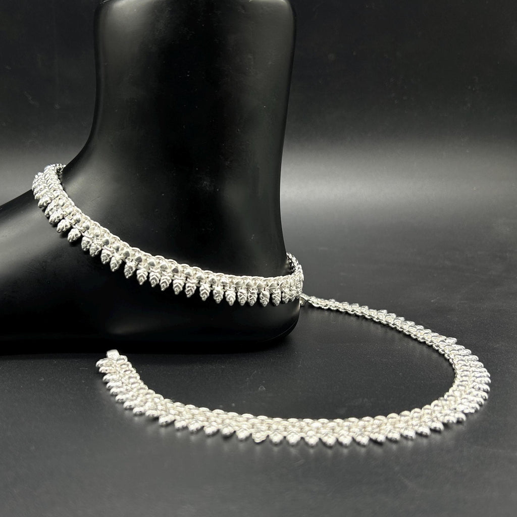 925 Sterling Silver Anklet / Silver Payal / Silver Anklet / Silver Bride Anklet / Silver Payal / Silver Designer Payal