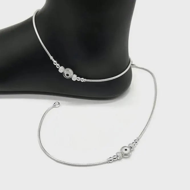925 Sterling Silver Anklet / Silver Payal / Silver Anklet / Silver Bride Anklet / Silver Payal / Silver Designer Payal