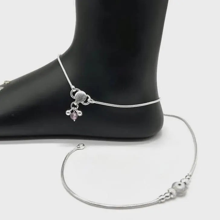 925 Sterling Silver Anklet / Silver Payal / Silver Anklet / Silver Bride Anklet / Silver Payal / Silver Designer Payal