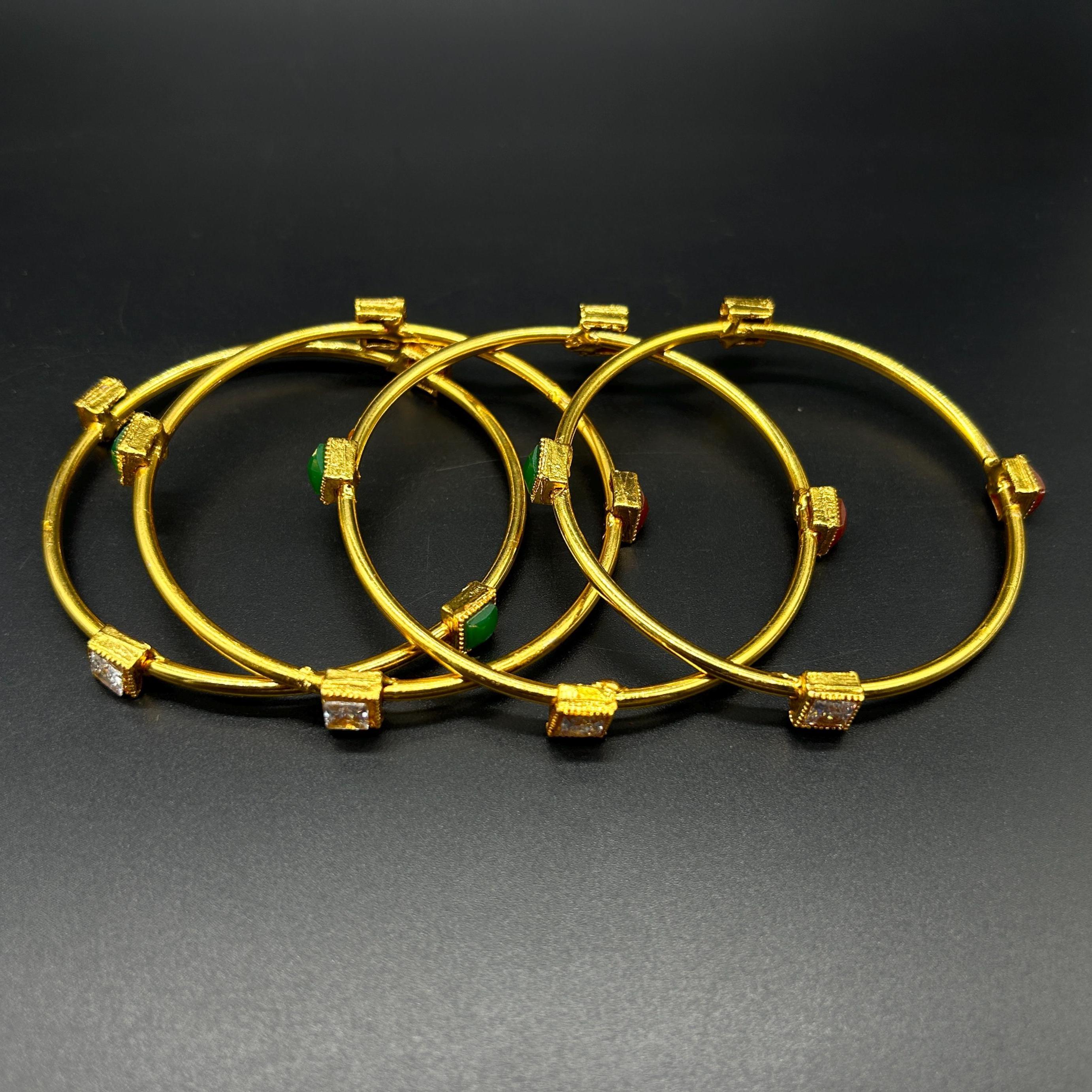 Matte finish Bangles/ Designer Bangles / Indian Fashion Jewelry/ Bangles/ Matte Finish/ Delicate Bangles