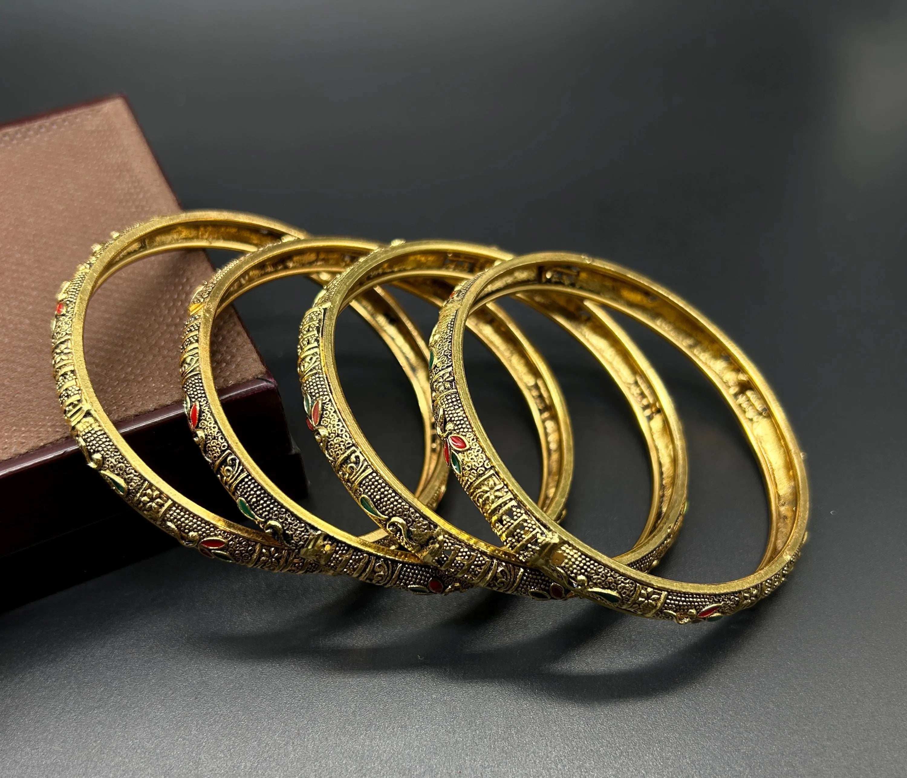 Matte finish Bangles/ Designer Bangles / Indian Fashion Jewelry/ Bangles/ Matte Finish/ Delicate Bangles