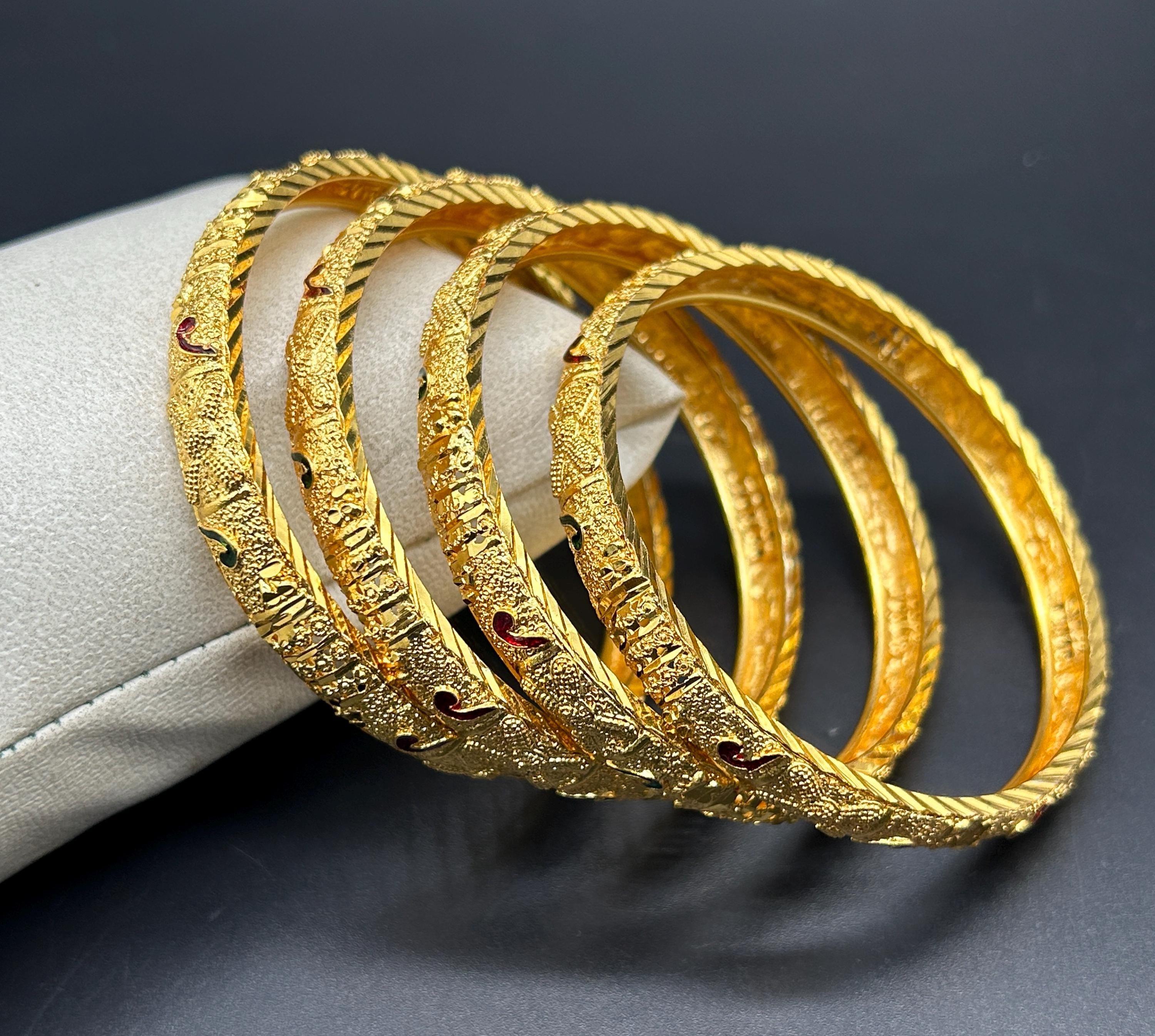 Matte finish Bangles/ Designer Bangles / Indian Fashion Jewelry/ Bangles/ Matte Finish/ Delicate Bangles