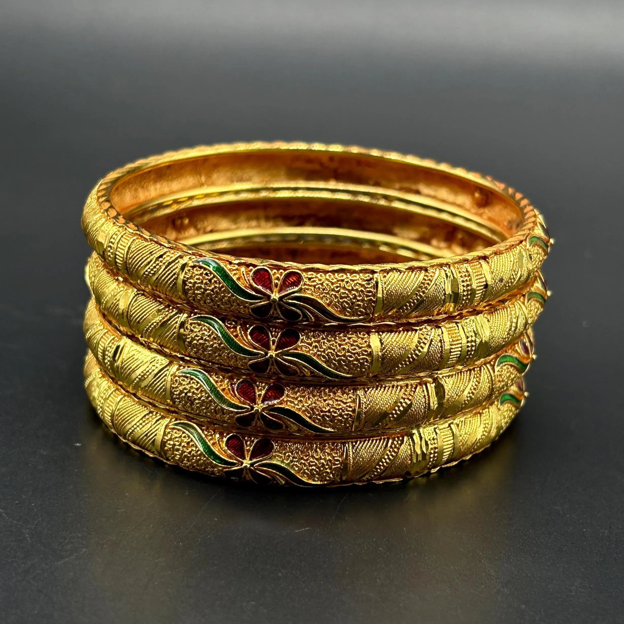 Matte finish Bangles/ Designer Bangles / Indian Fashion Jewelry/ Bangles/ Matte Finish/ Delicate Bangles