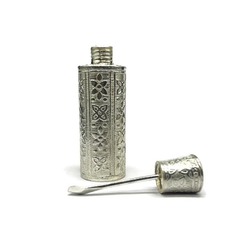 925 sterling silver , kajal box/casket box bridal Round shape sindhur box collection, container box, eyeliner box gifting.