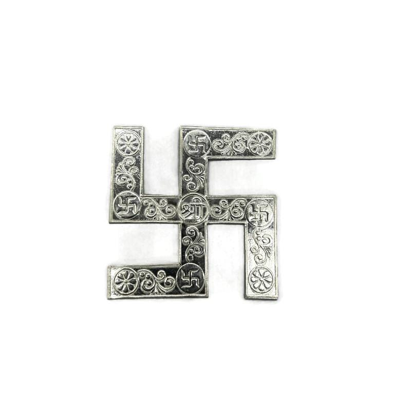 925 Sterling Silver swastik ,Silver Sathiya Pair.