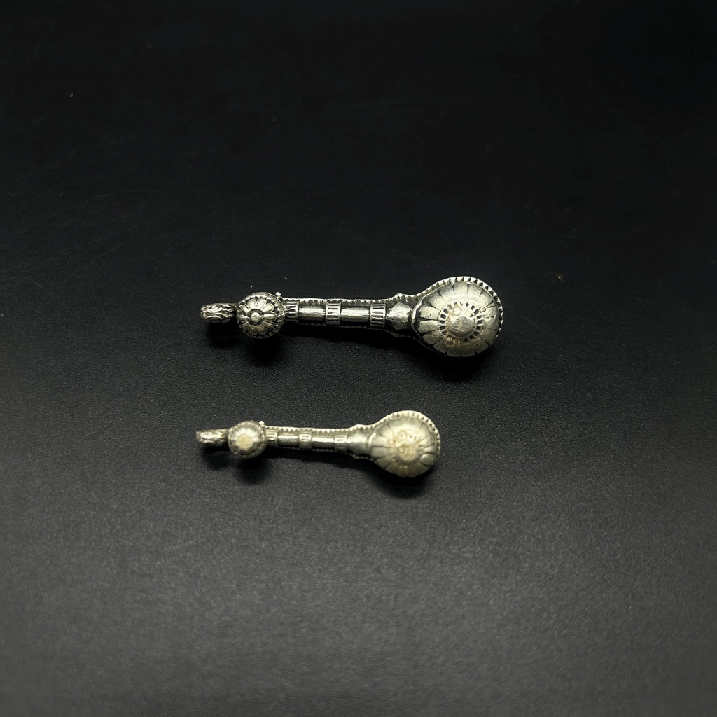 925 Sterling Silver Saraswati Vina (Veena).