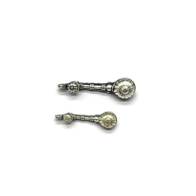 925 Sterling Silver Saraswati Vina (Veena).