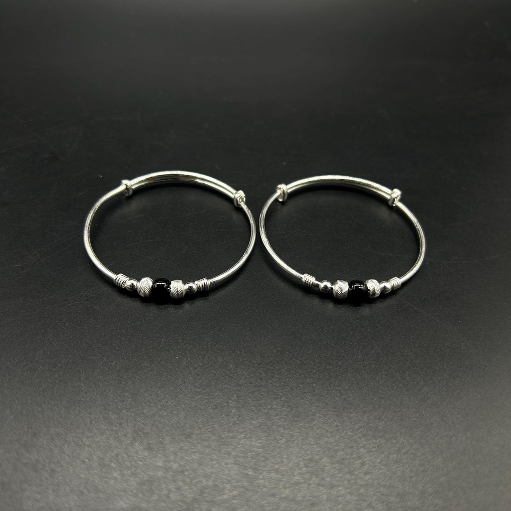 925 Sterling-Silver Baby Nazariya Kada Bangle for Baby Boy and Baby Girls