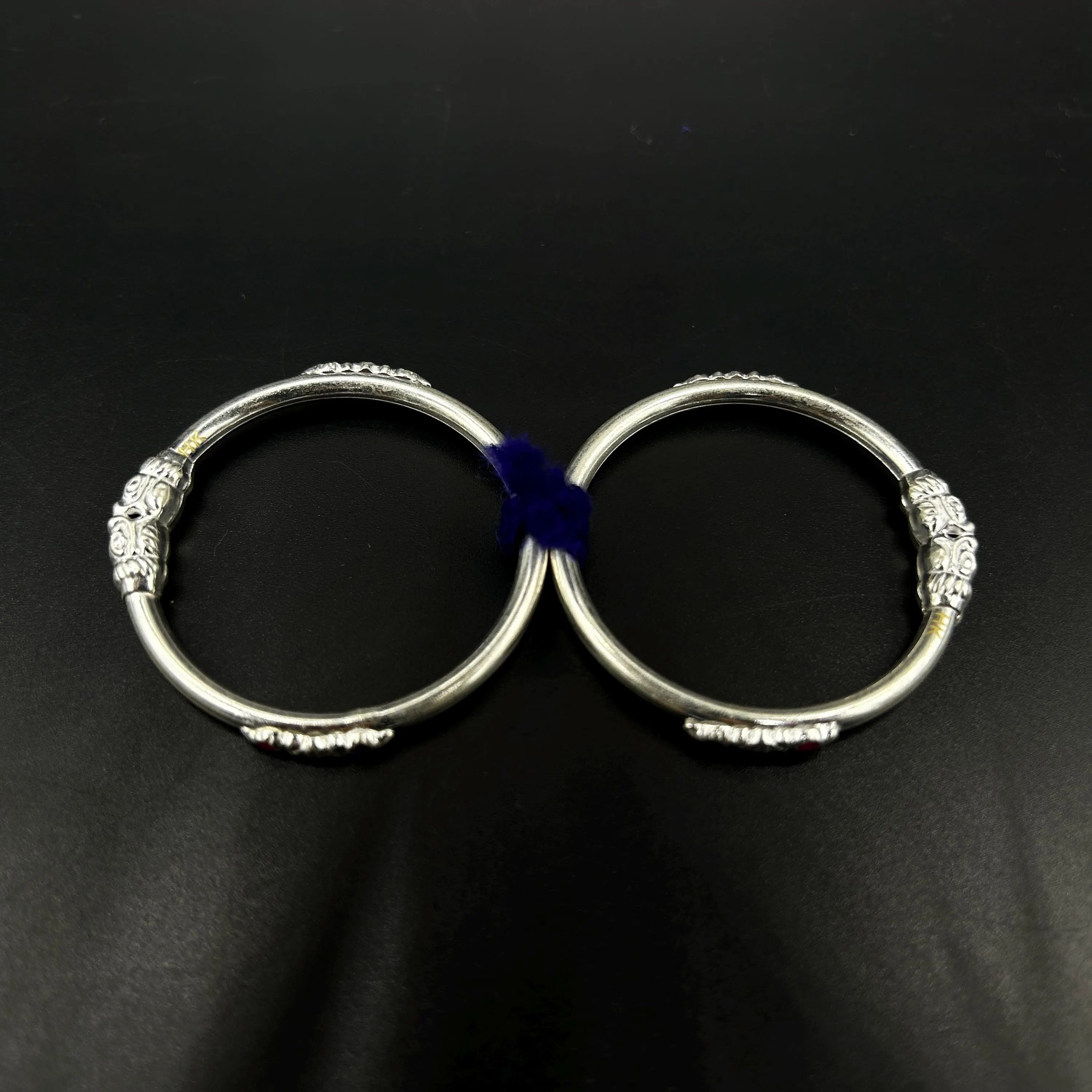 925 Sterling-Silver Baby Nazariya Kada Bangle for Baby Boy and Baby Girls