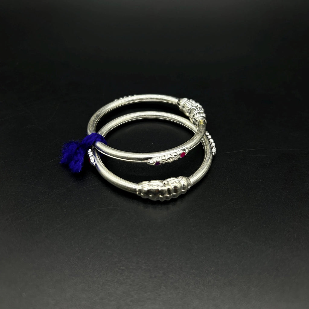 925 Sterling-Silver Baby Nazariya Kada Bangle for Baby Boy and Baby Girls