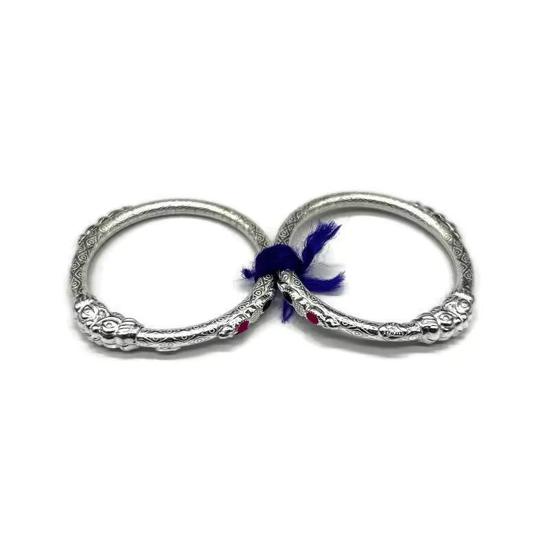 925 Sterling-Silver Baby Nazariya Kada Bangle for Baby Boy and Baby Girls