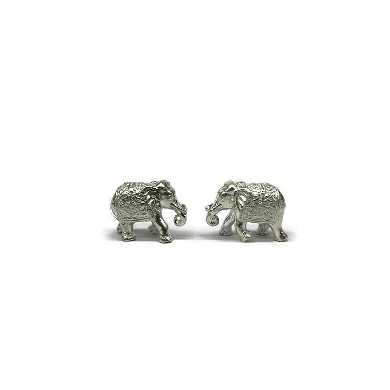 925 Sterling Silver Elephant Idol / Silver Elephant Statue