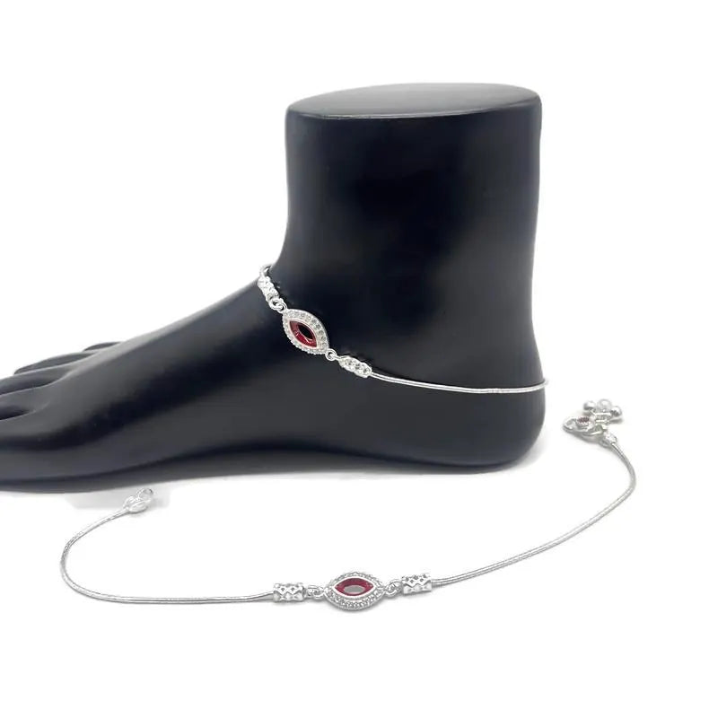 925 Sterling Silver Anklet / Silver Payal / Silver Anklet / Silver Bride Anklet / Silver Payal / Silver Designer Payal