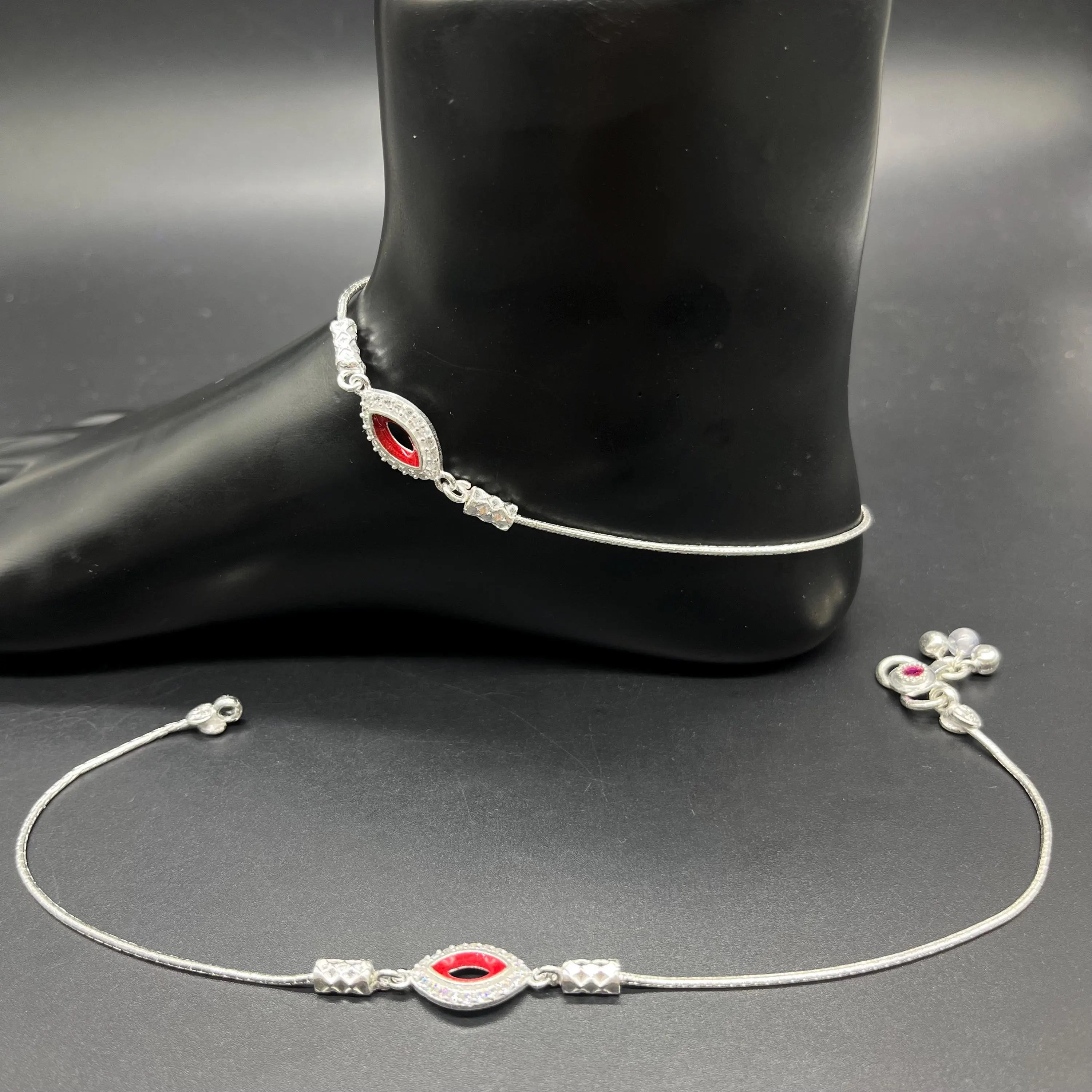 925 Sterling Silver Anklet / Silver Payal / Silver Anklet / Silver Bride Anklet / Silver Payal / Silver Designer Payal