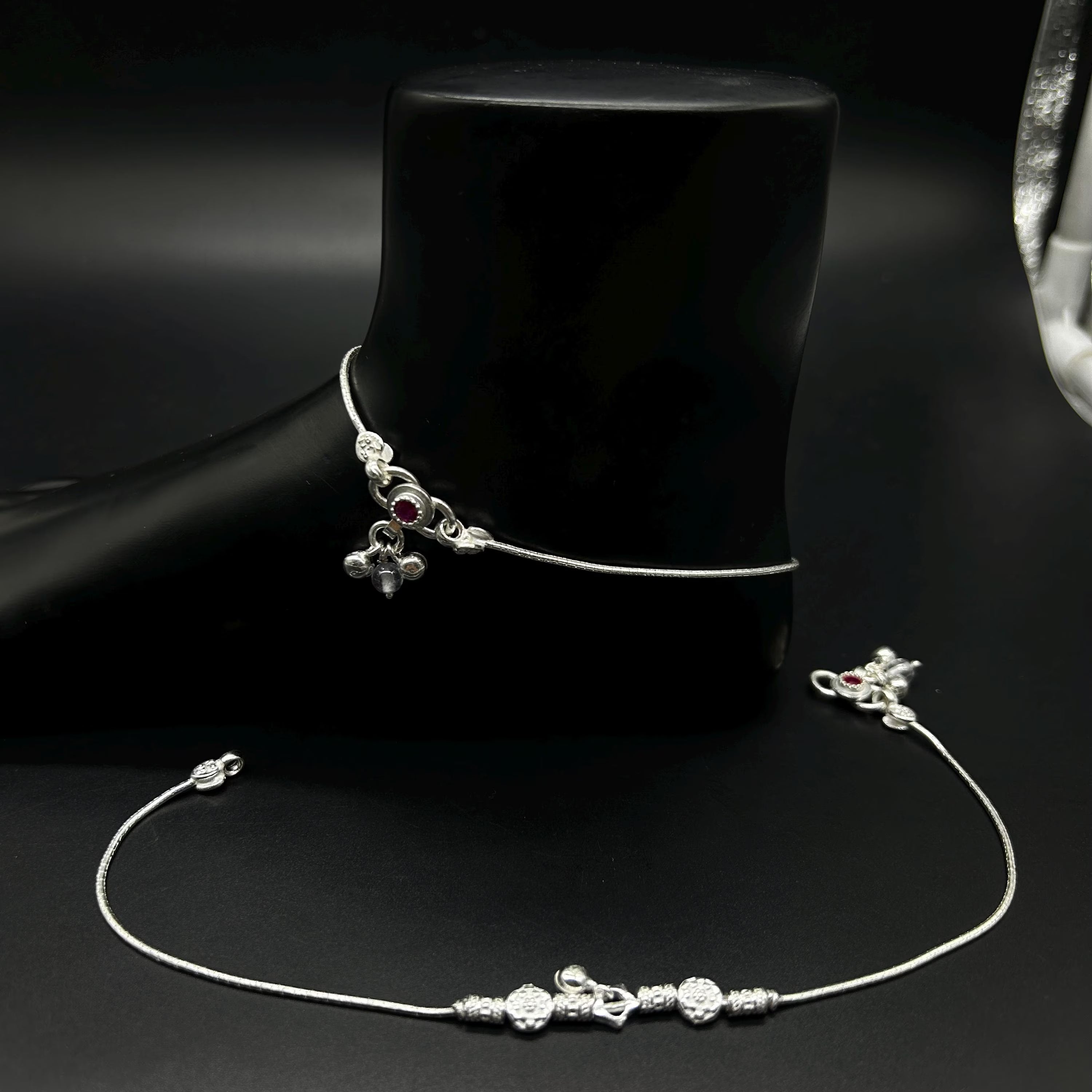 925 Sterling Silver Anklet / Silver Payal / Silver Anklet / Silver Bride Anklet / Silver Payal / Silver Designer Payal