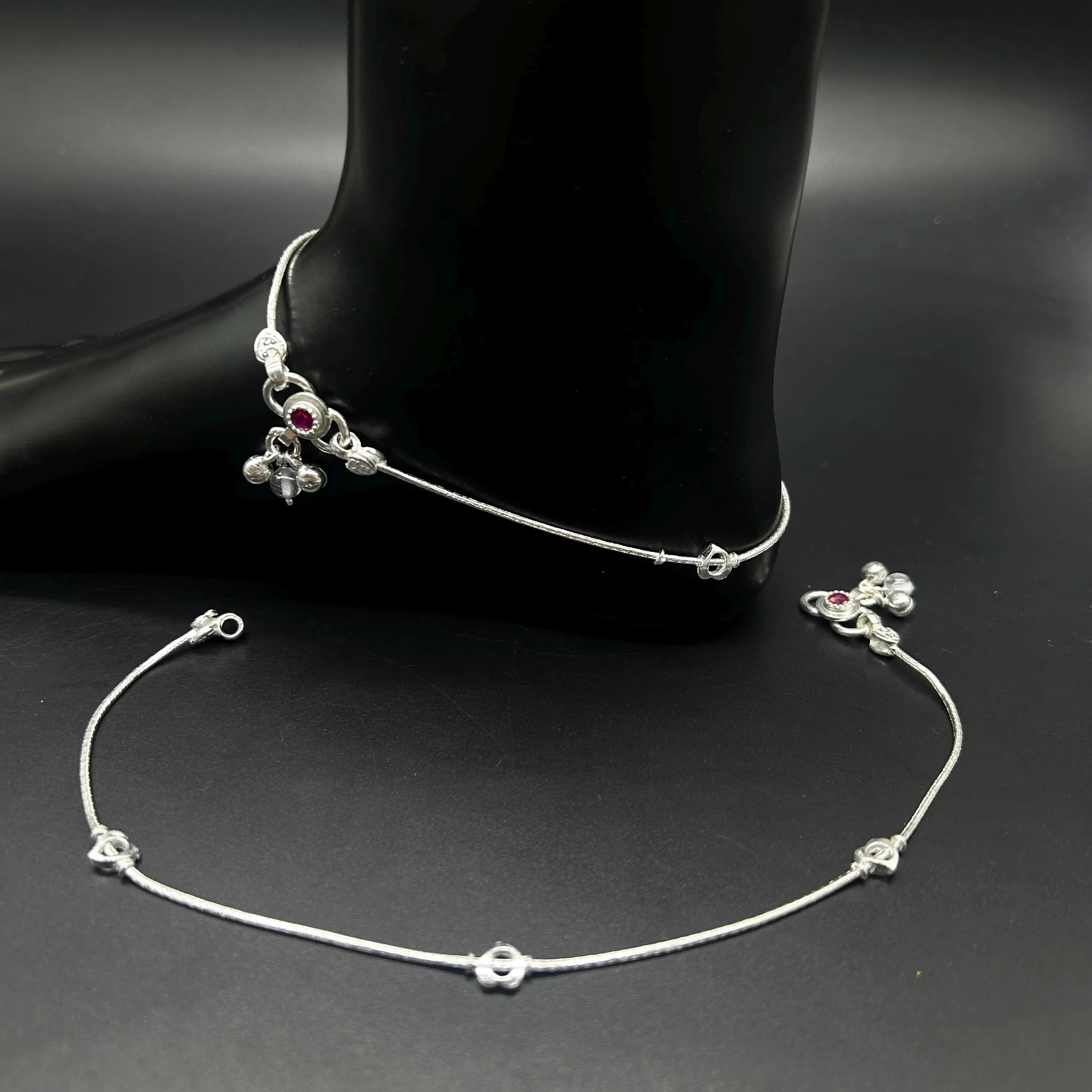 925 Sterling Silver Anklet / Silver Payal / Silver Anklet / Silver Bride Anklet / Silver Payal / Silver Designer Payal