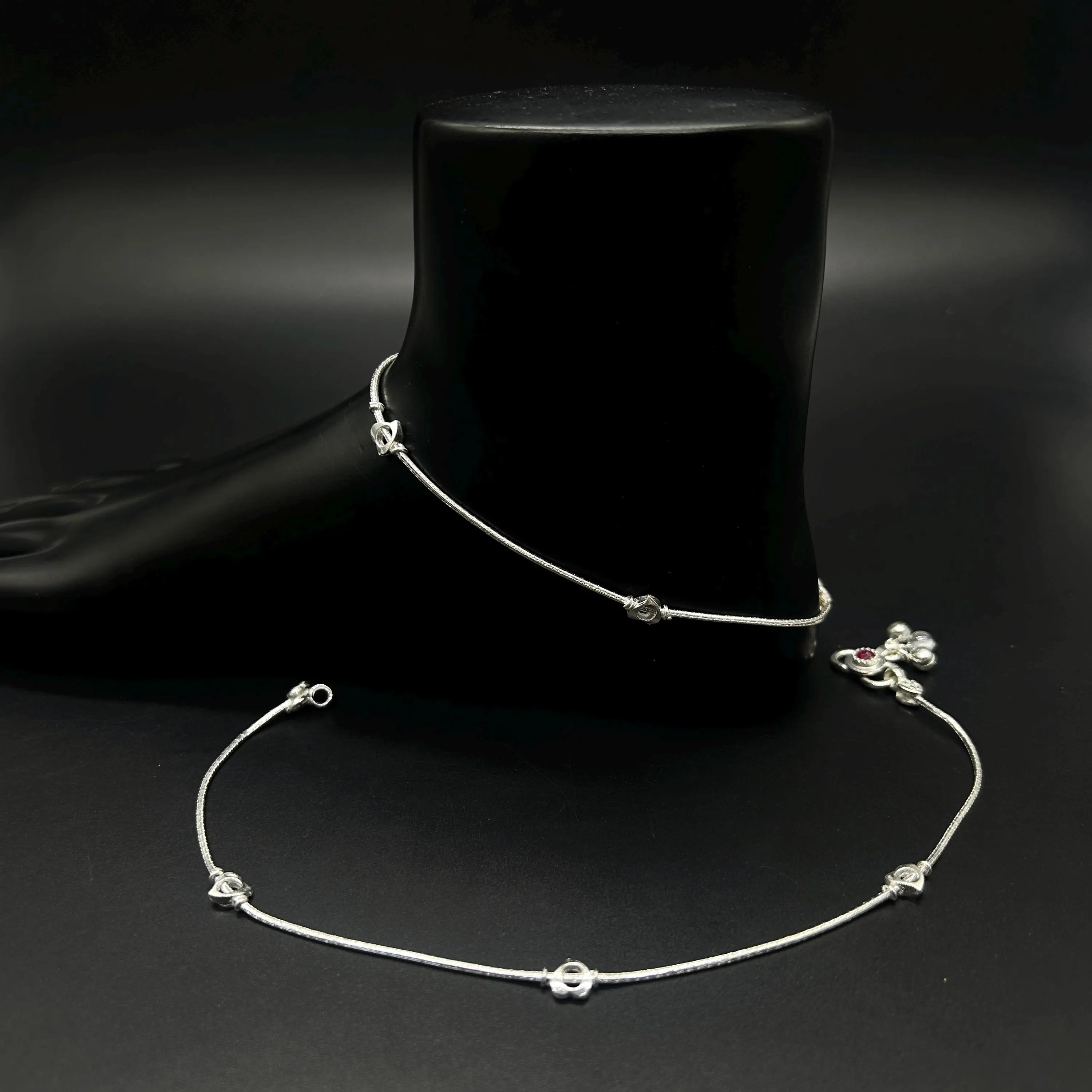 925 Sterling Silver Anklet / Silver Payal / Silver Anklet / Silver Bride Anklet / Silver Payal / Silver Designer Payal