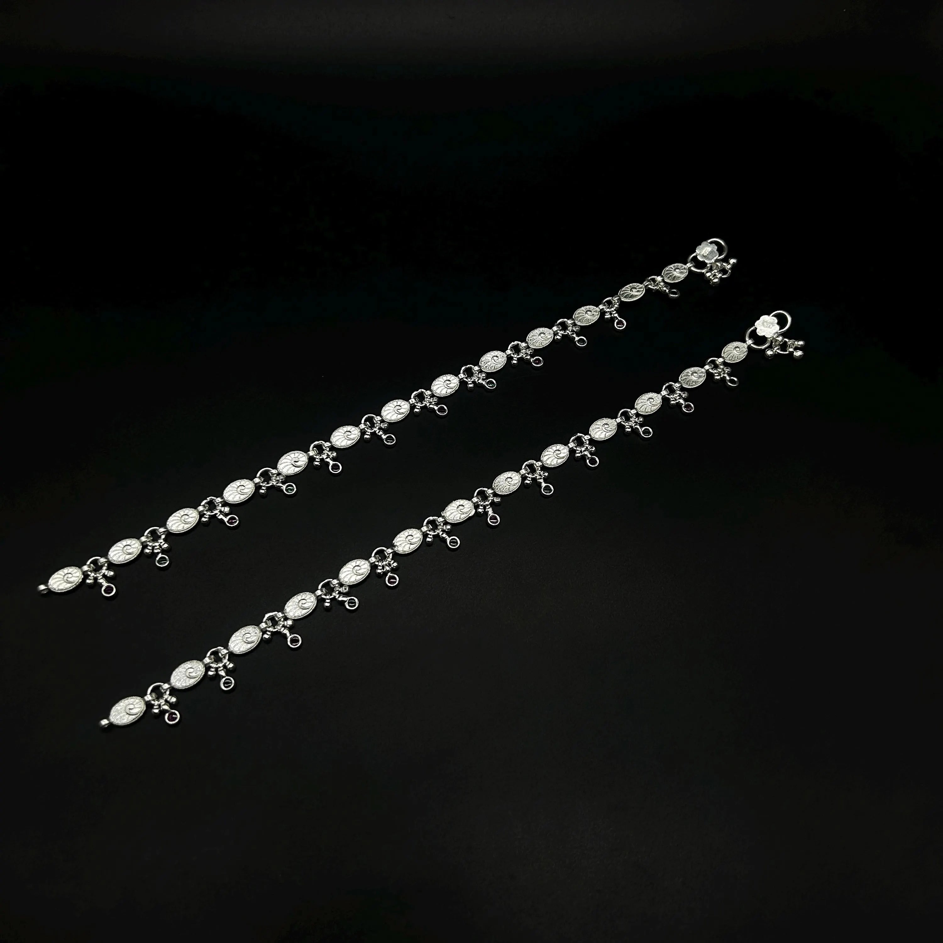 925 Sterling Silver Anklet / Silver Payal / Silver Anklet / Silver Bride Anklet / Silver Payal / Silver Designer Payal