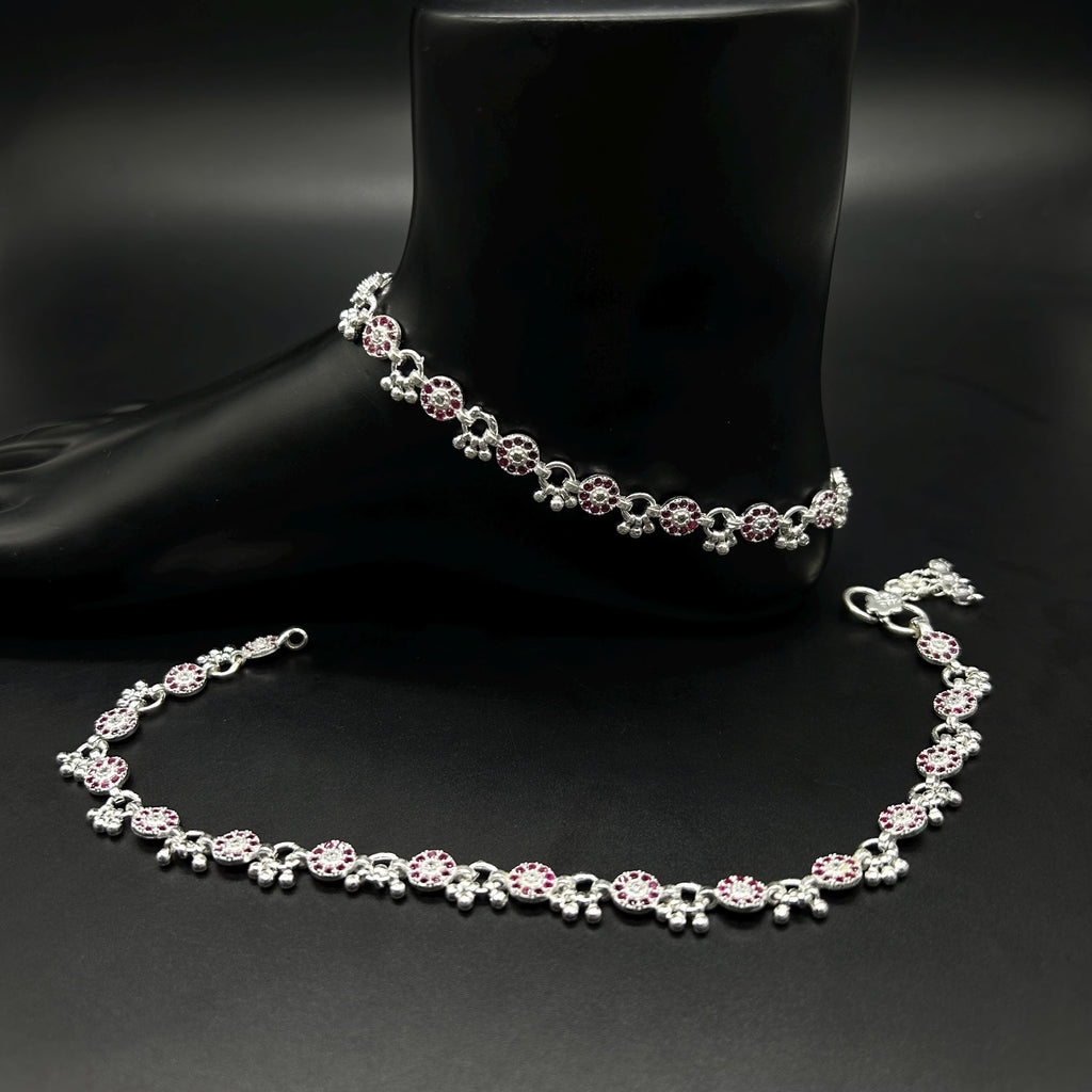 925 Sterling Silver Anklet / Silver Payal / Silver Anklet / Silver Bride Anklet / Silver Payal / Silver Designer Payal