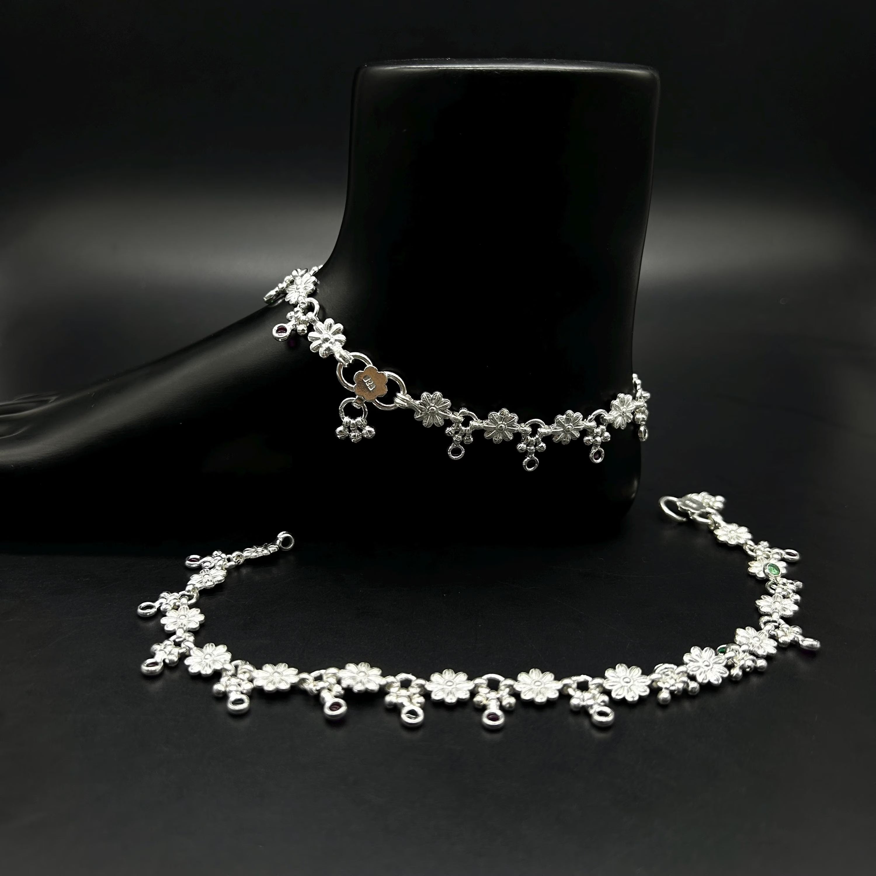 925 Sterling Silver Anklet / Silver Payal / Silver Anklet / Silver Bride Anklet / Silver Payal / Silver Designer Payal