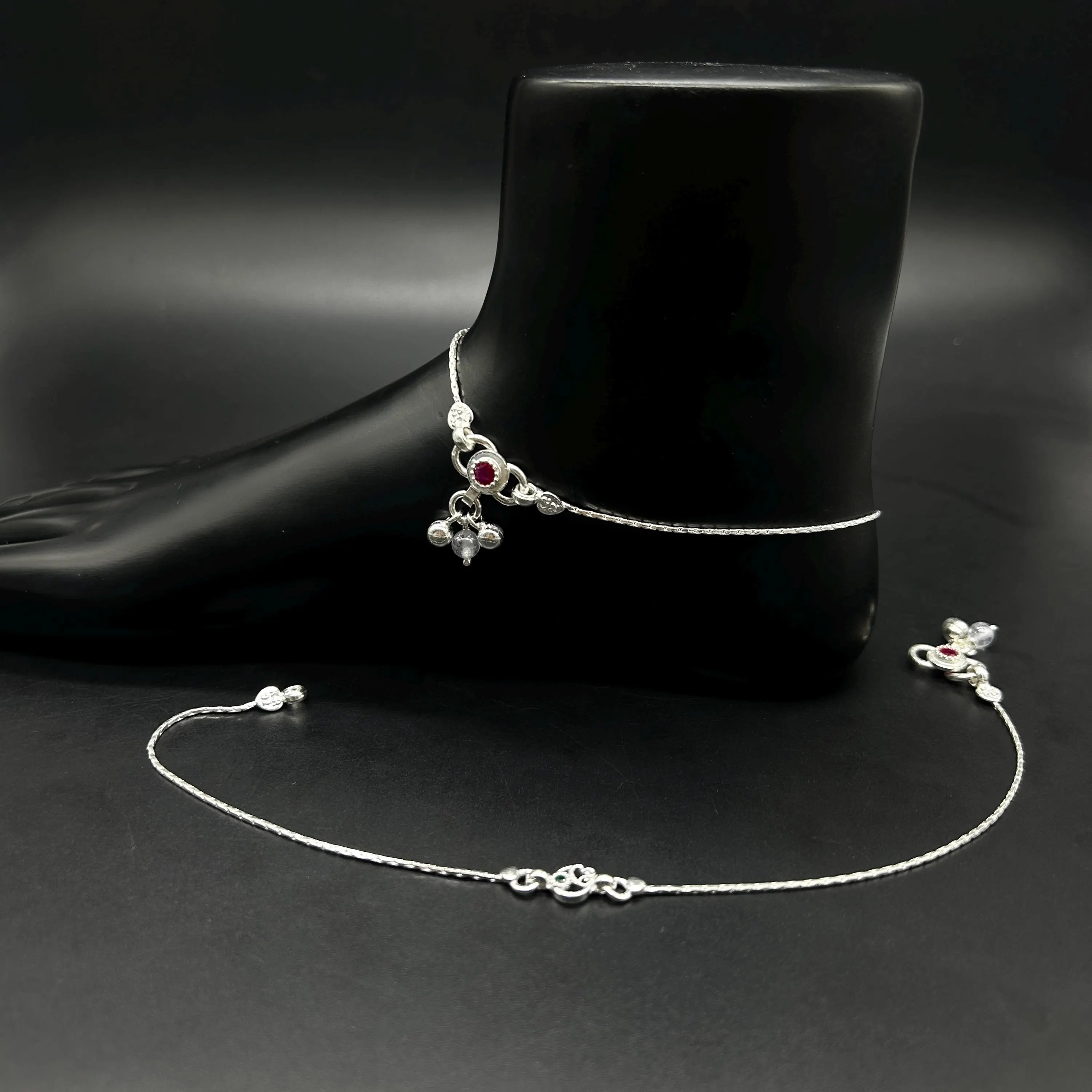 925 Sterling Silver Anklet / Silver Payal / Silver Anklet / Silver Bride Anklet / Silver Payal / Silver Designer Payal