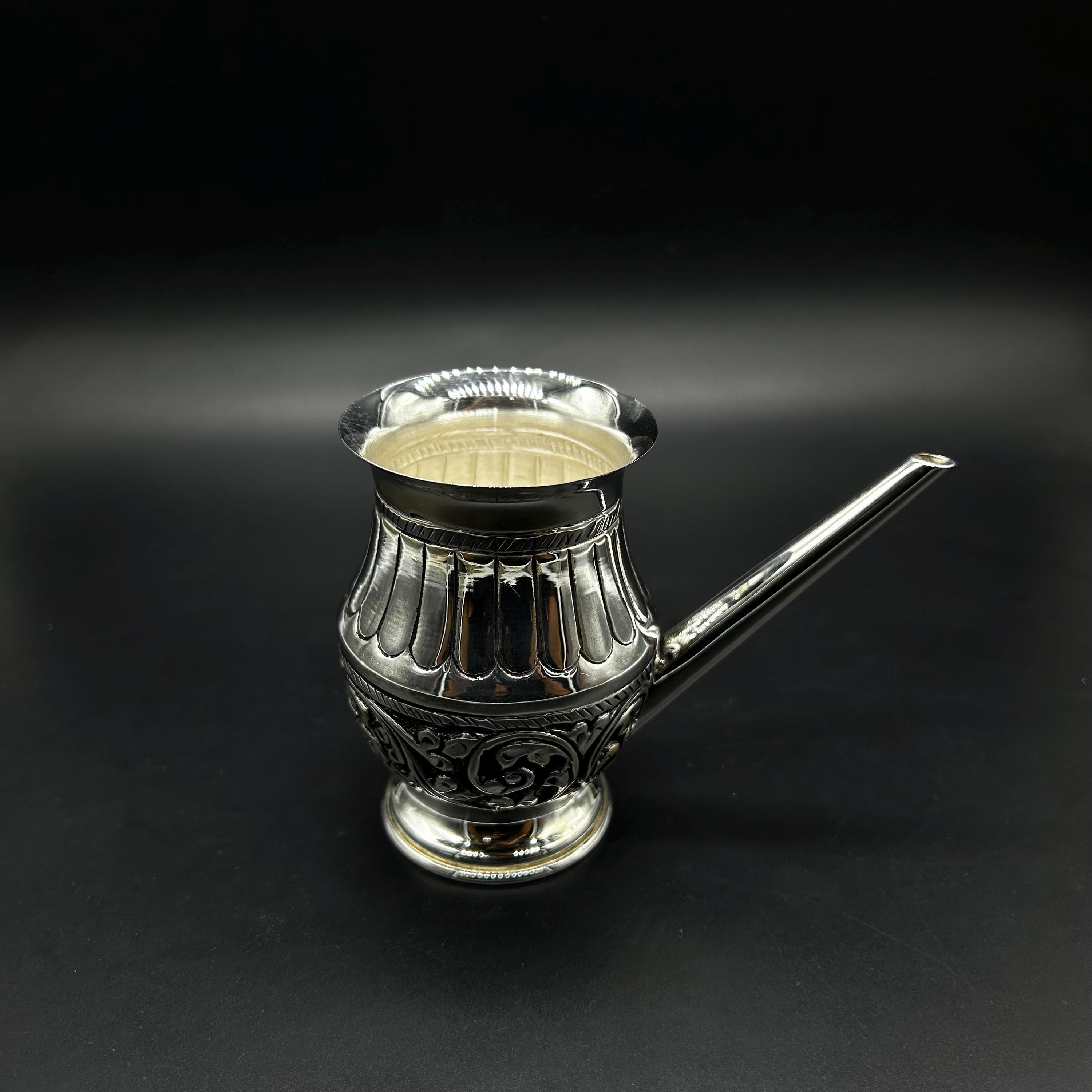 925 sterling silver handmade karwa chauth puja kalash, lord shiva silver Abhishekam nozzles, karwa chauth kalash,ram jara.