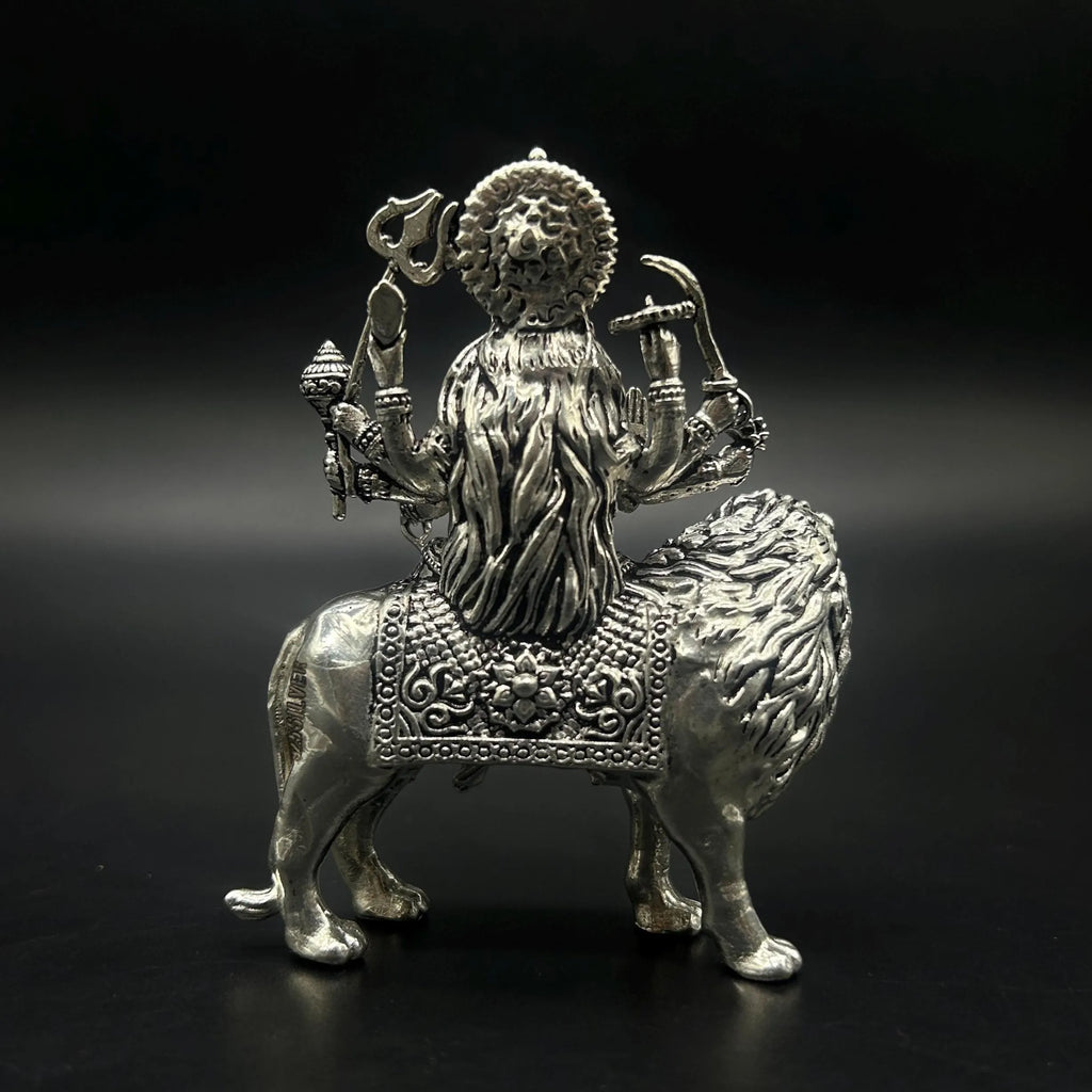 925 Sterling Silver Durga Maa Idol