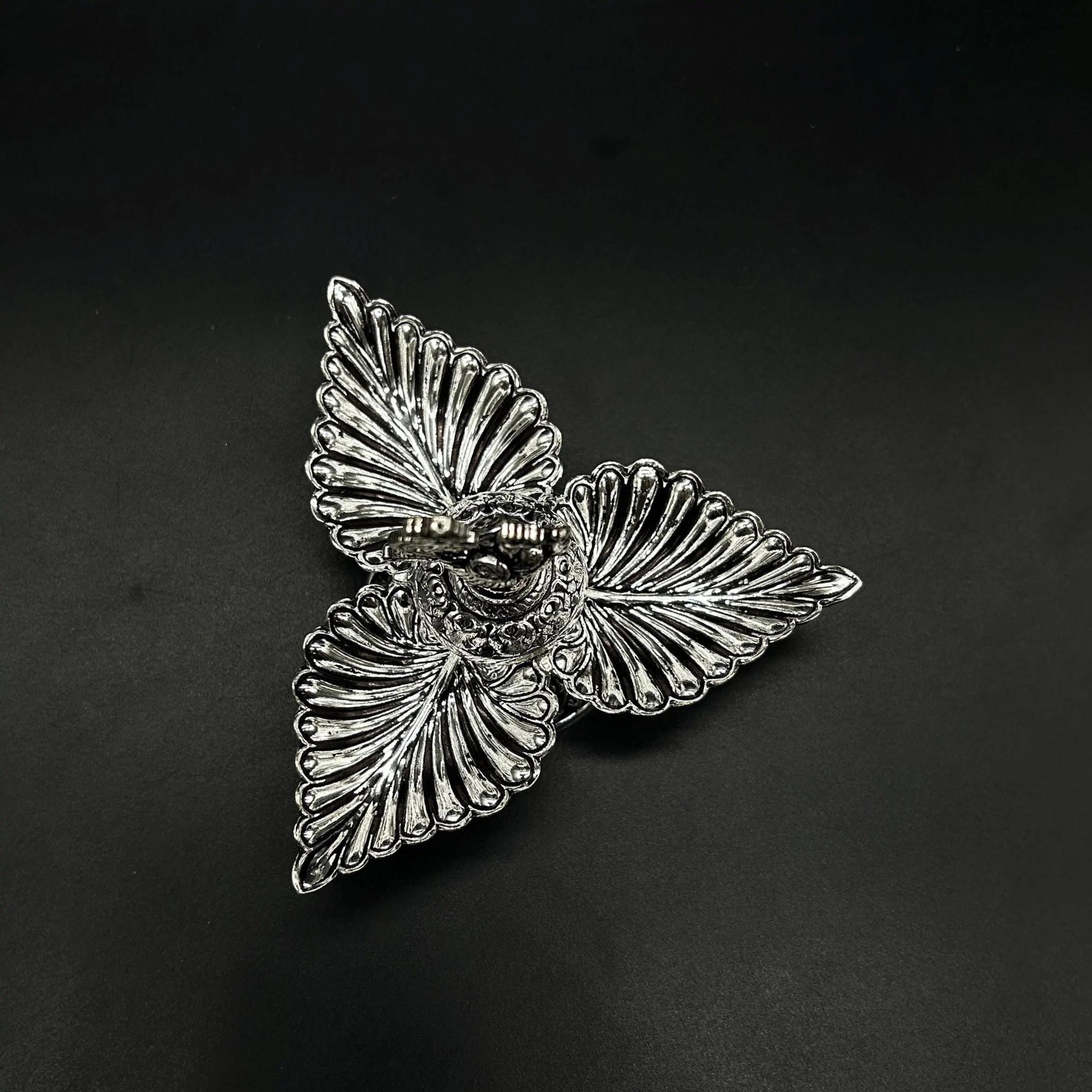 925 Sterling Silver Leaf Diya