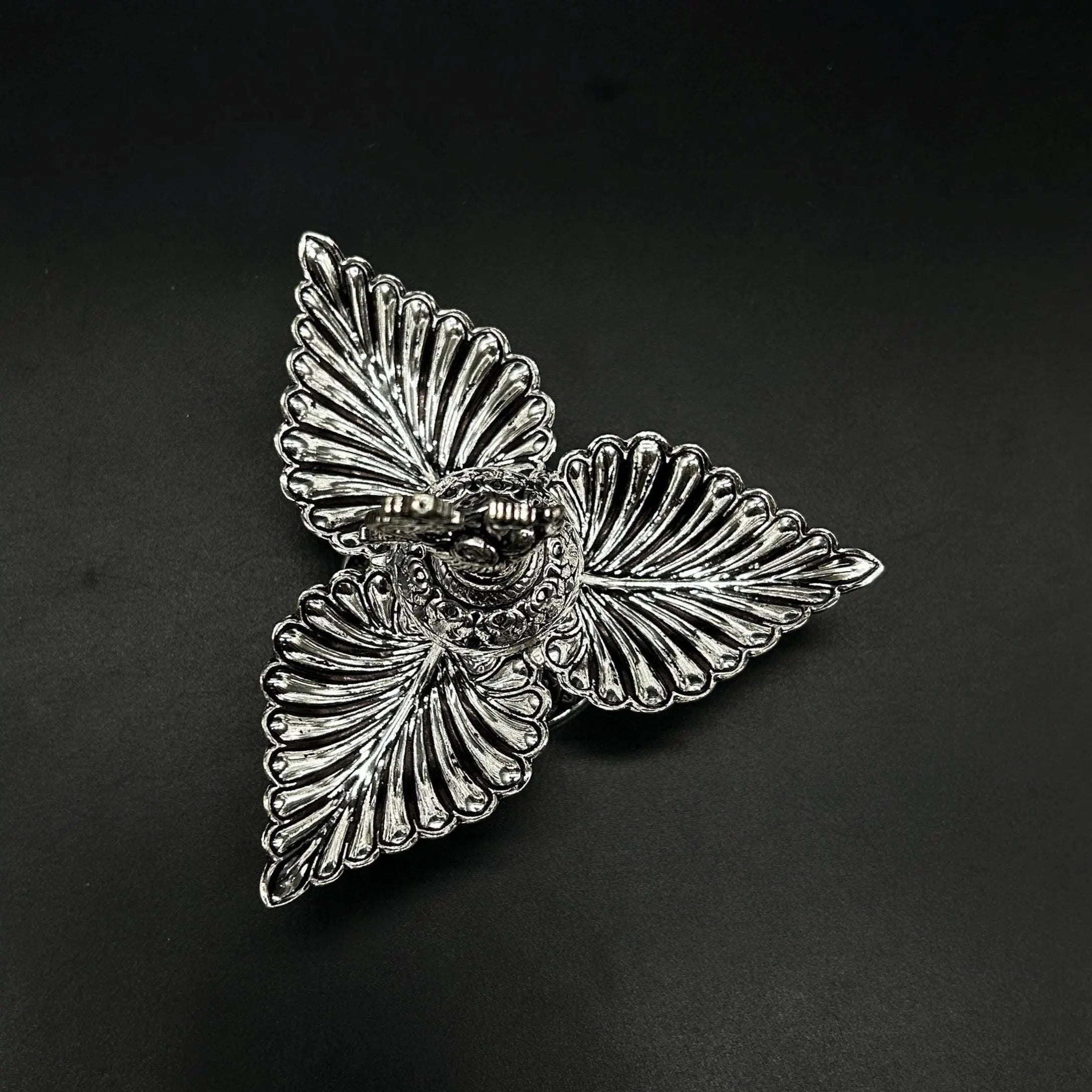 925 Sterling Silver Leaf Diya
