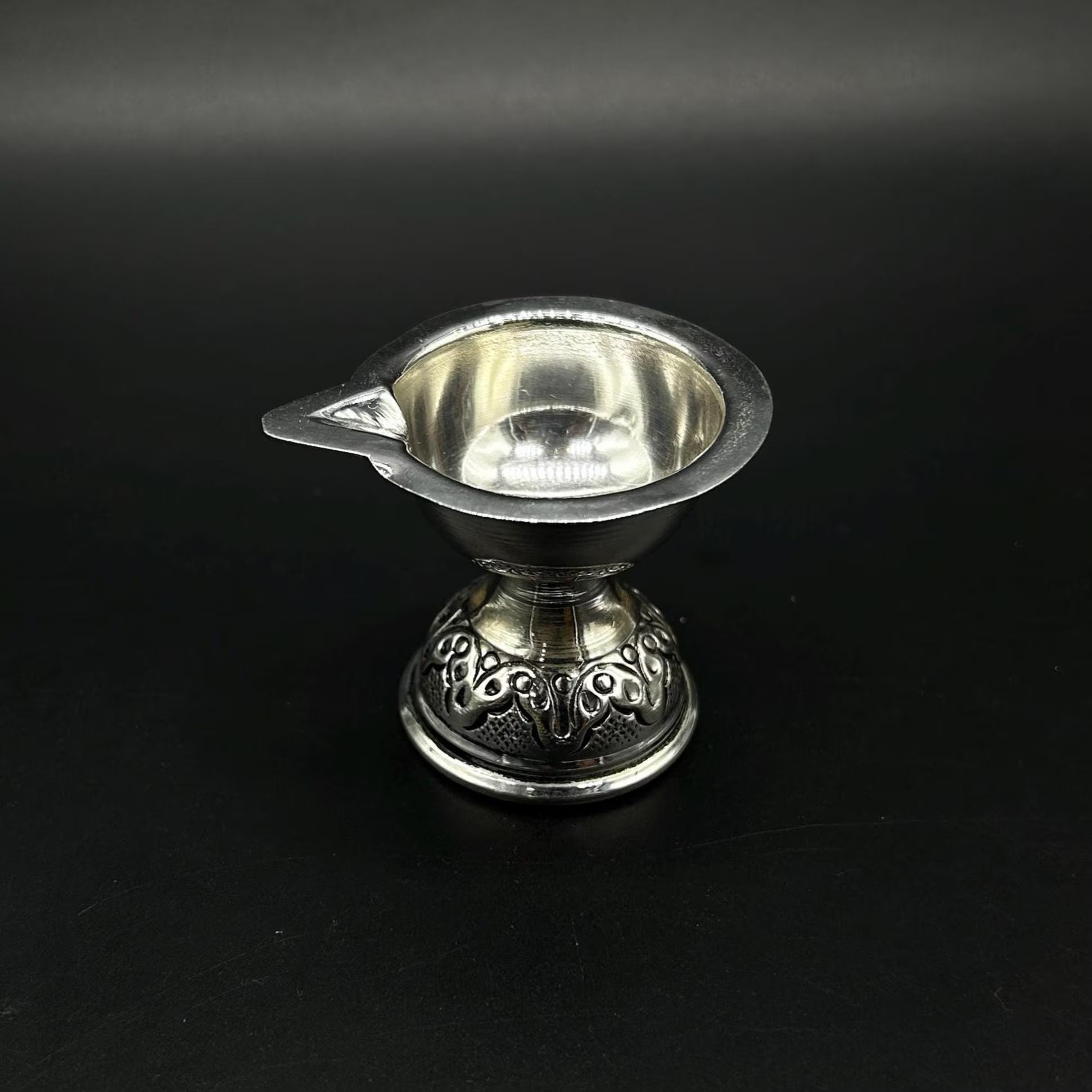 925 Solid Silver Diya / Silver Puja Diya