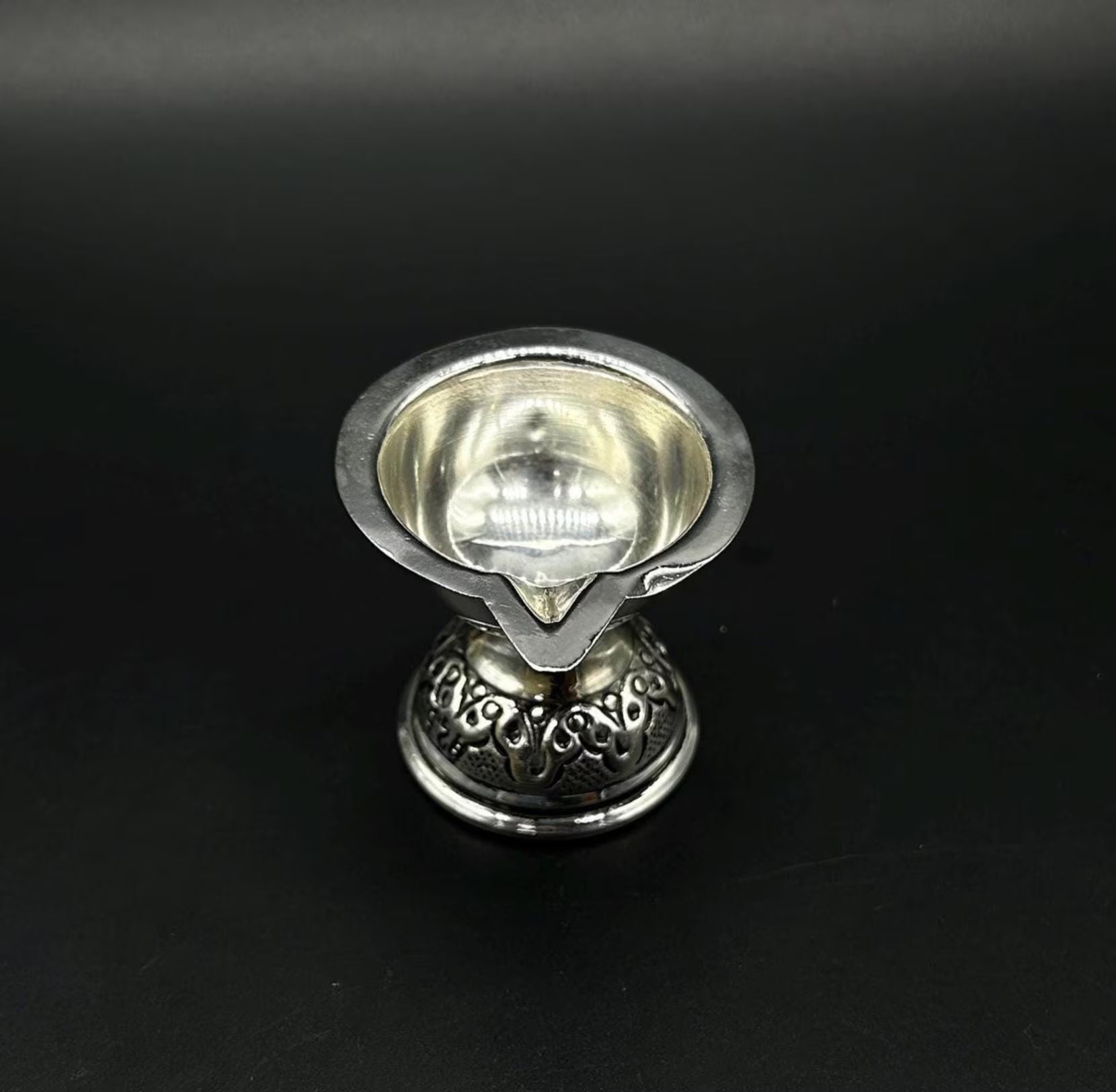 925 Solid Silver Diya / Silver Puja Diya