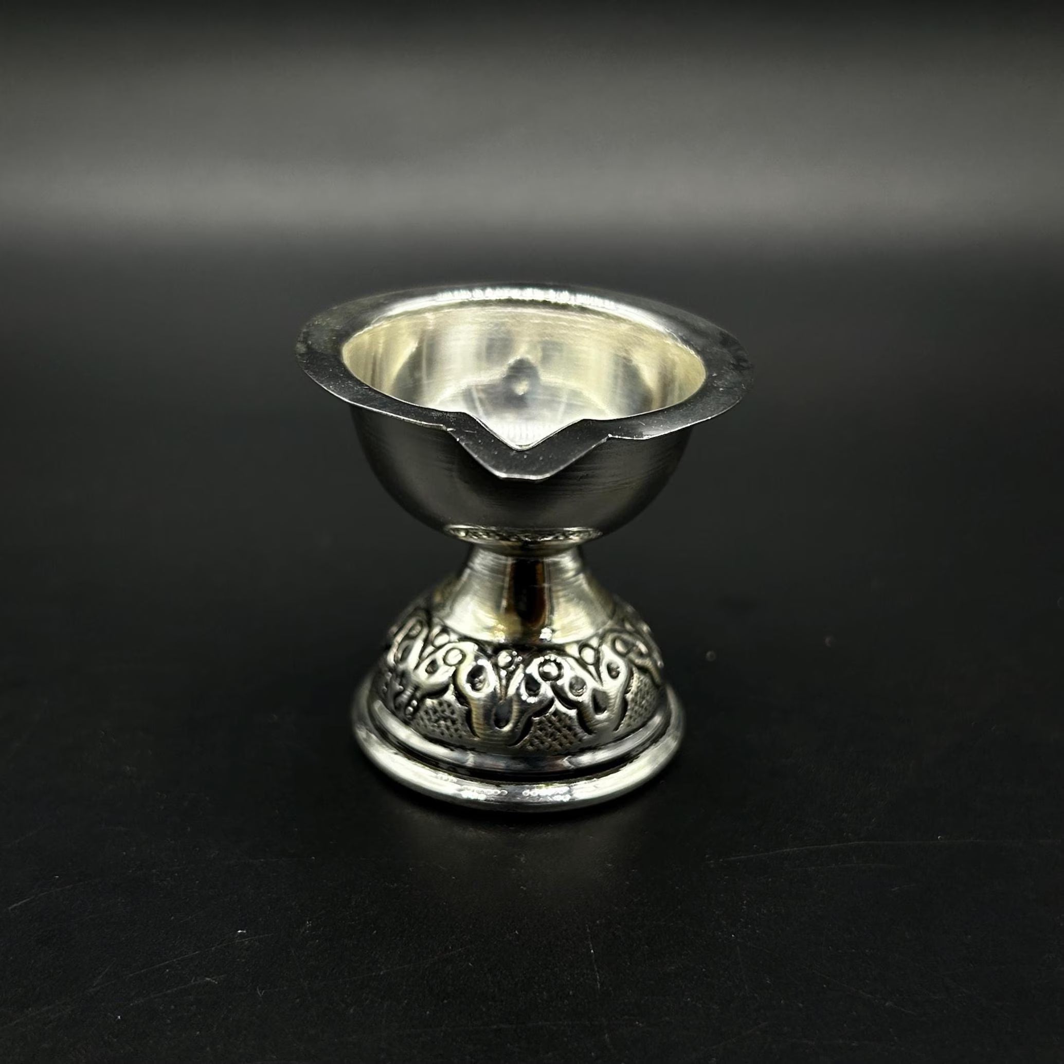 925 Solid Silver Diya / Silver Puja Diya