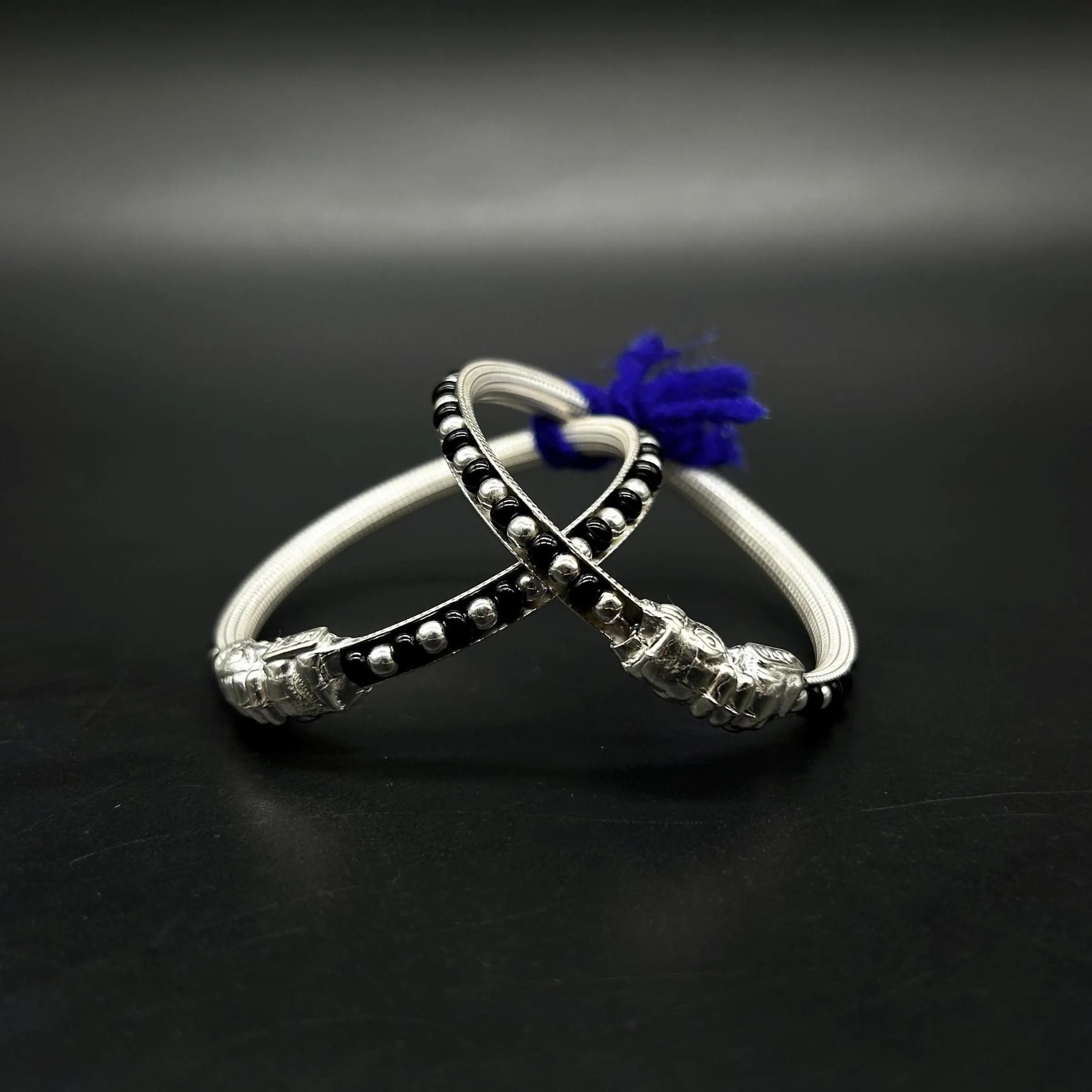 Pure Silver Baby Nazariya Kada Bangle for Baby Boy and Baby Girls