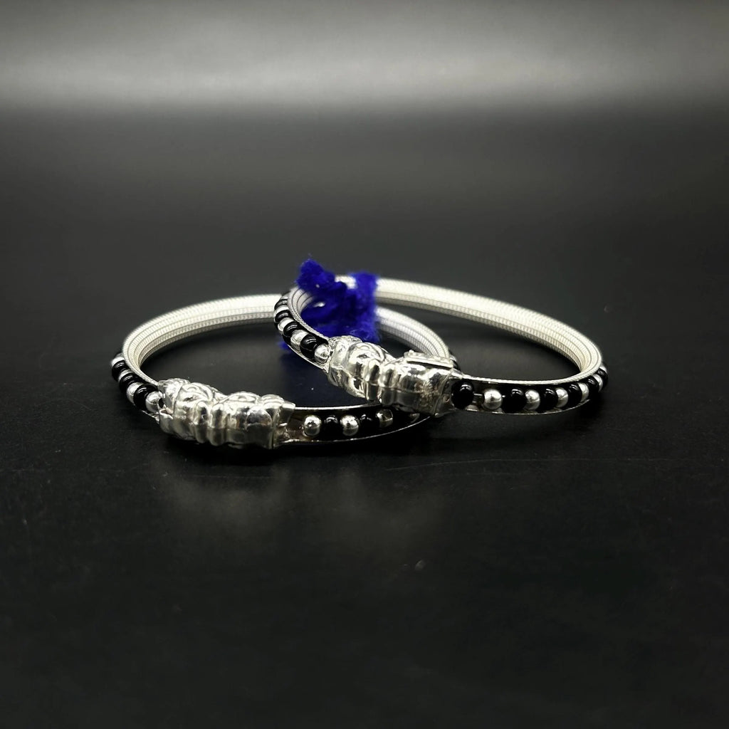 Pure Silver Baby Nazariya Kada Bangle for Baby Boy and Baby Girls