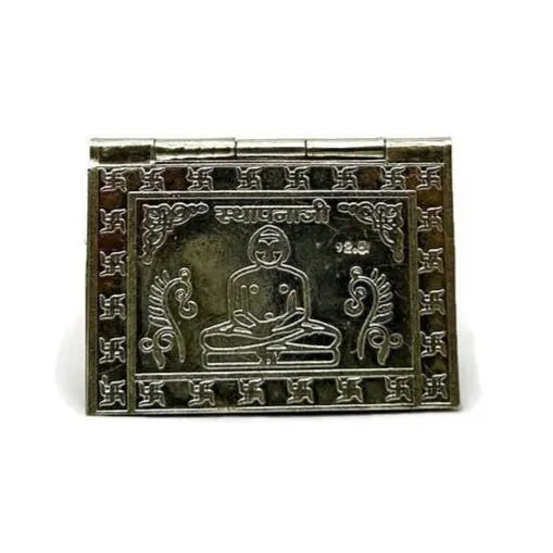 925 sterling silver handmade Divine Navkar Mantra jain mantra, shree sthapna ji namaskar mahamantra 4 page book.