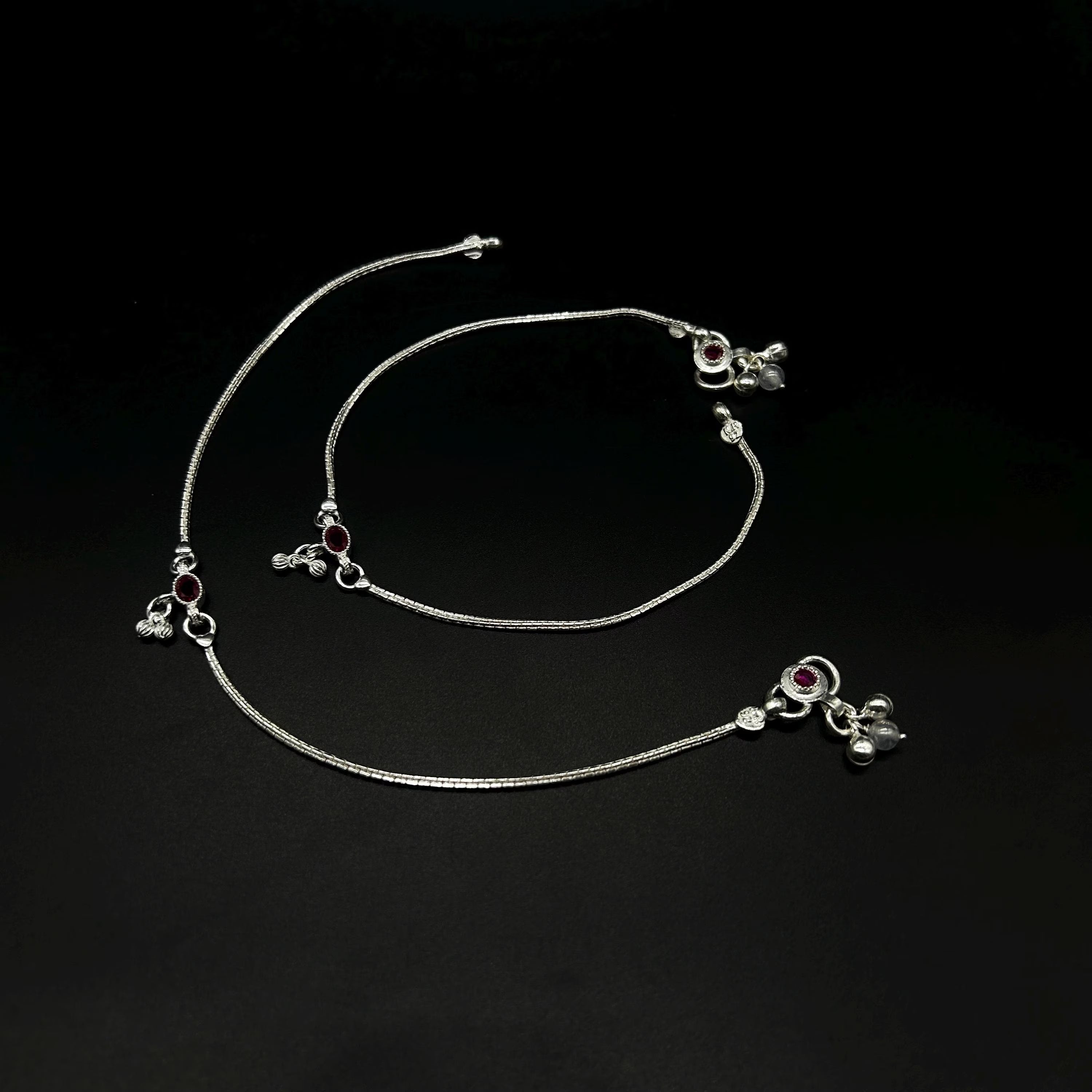 925 Sterling Silver Anklet / Silver Bride Payal / Silver Anklet / Silver Payal / Silver Antique Payal / Designer Anklet