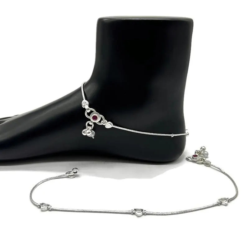 925 Sterling Silver Anklet / Silver Payal / Silver Anklet / Silver Bride Anklet / Silver Payal / Silver Designer Payal