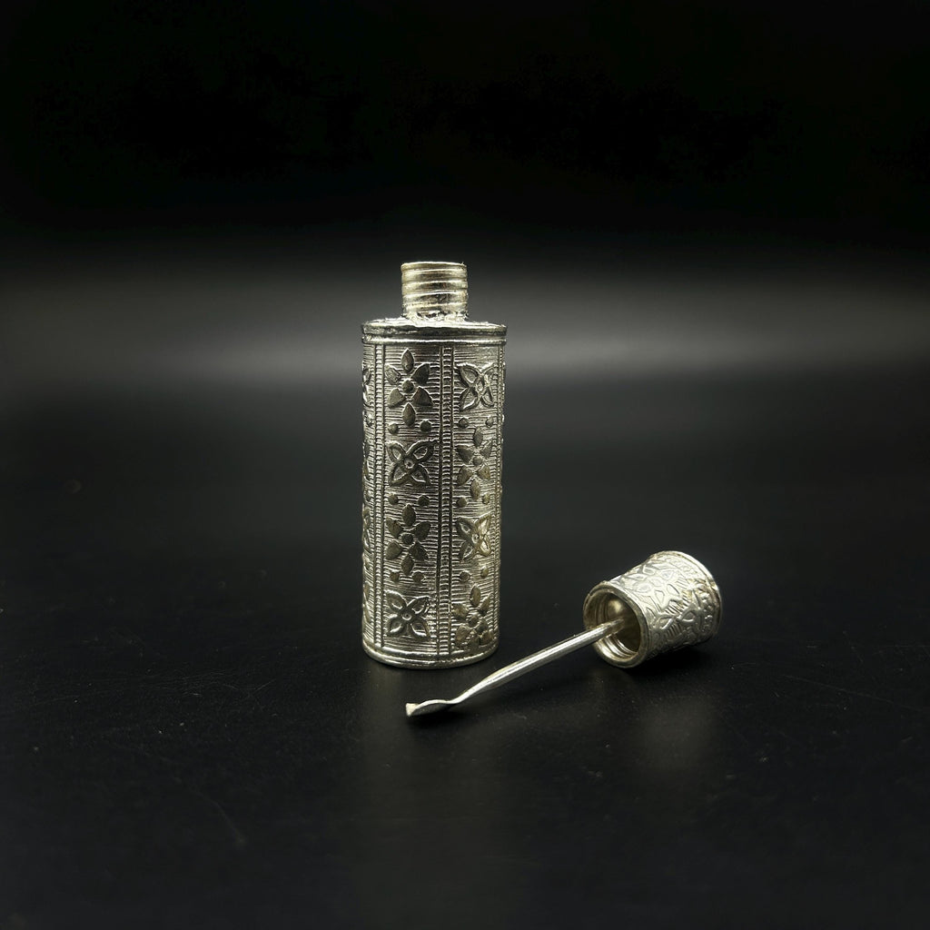 925 sterling silver , kajal box/casket box bridal Round shape sindhur box collection, container box, eyeliner box gifting.